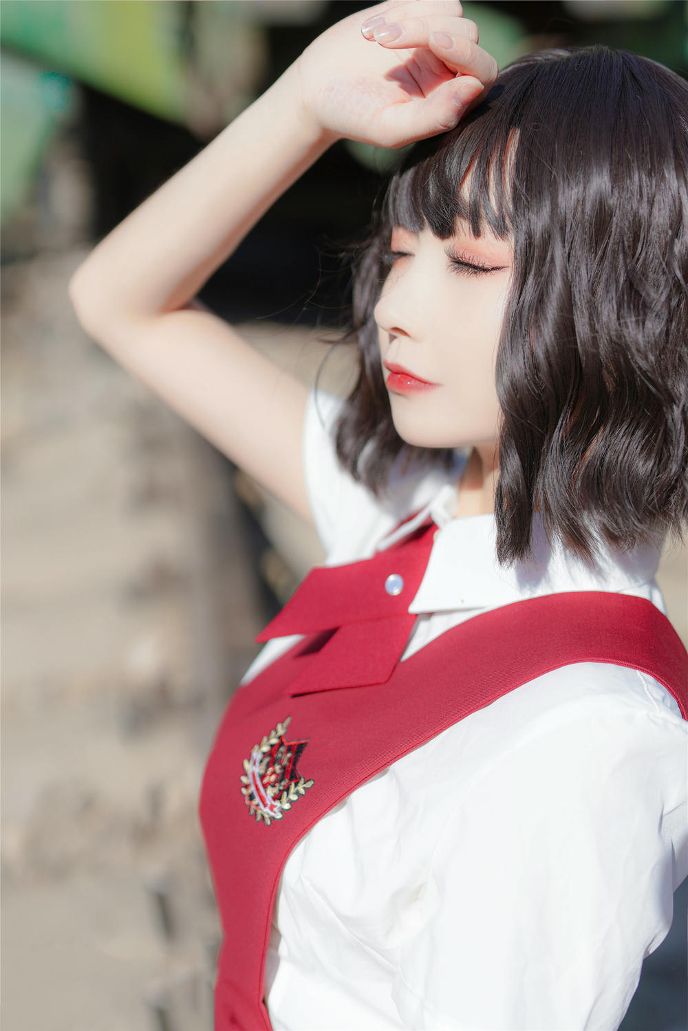 [喵糖映画]VOL.444 红色JK裙[39P／107MB]_第2集