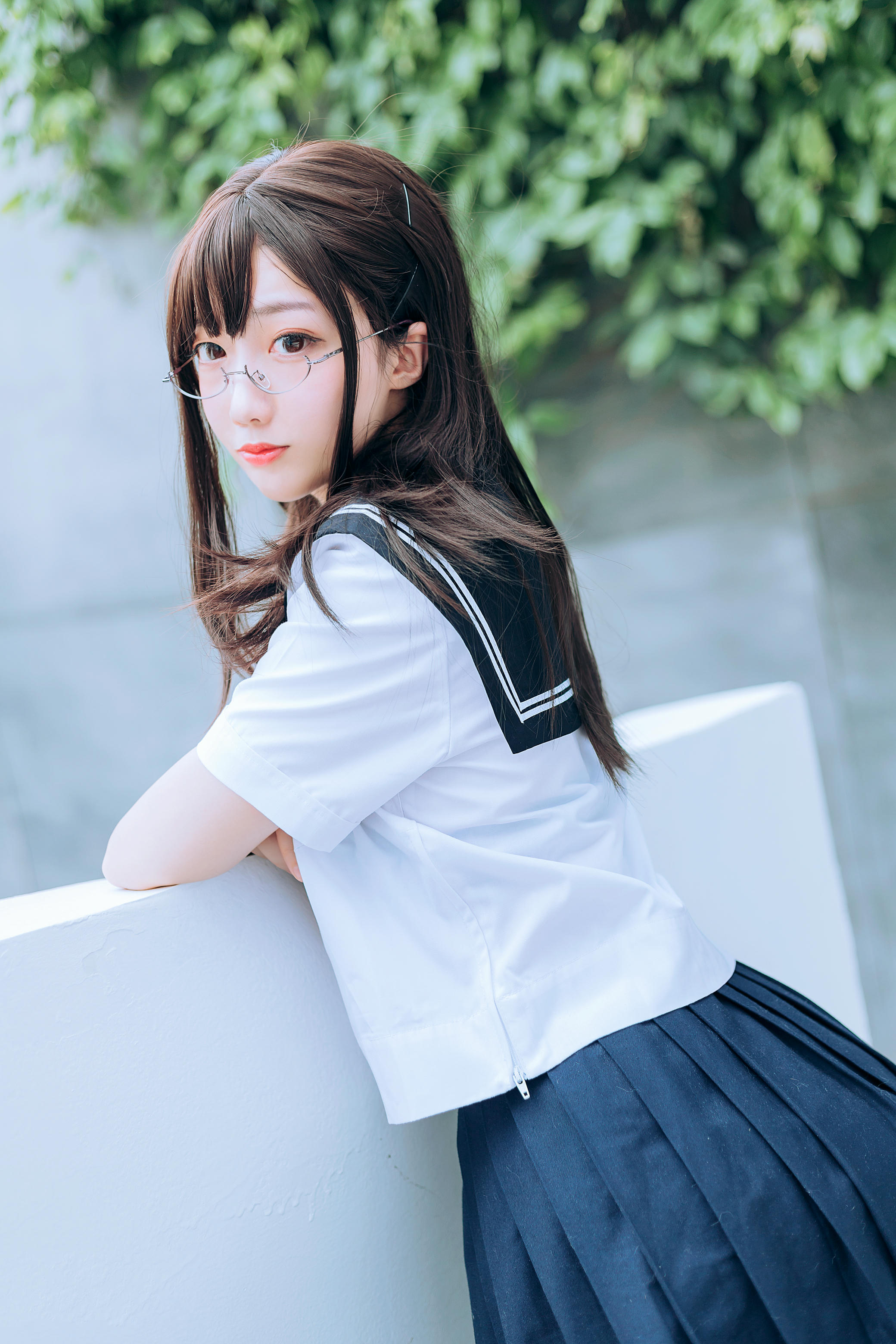 [喵糖映画]VOL.446 绿意JK[36P／546MB]_第1集