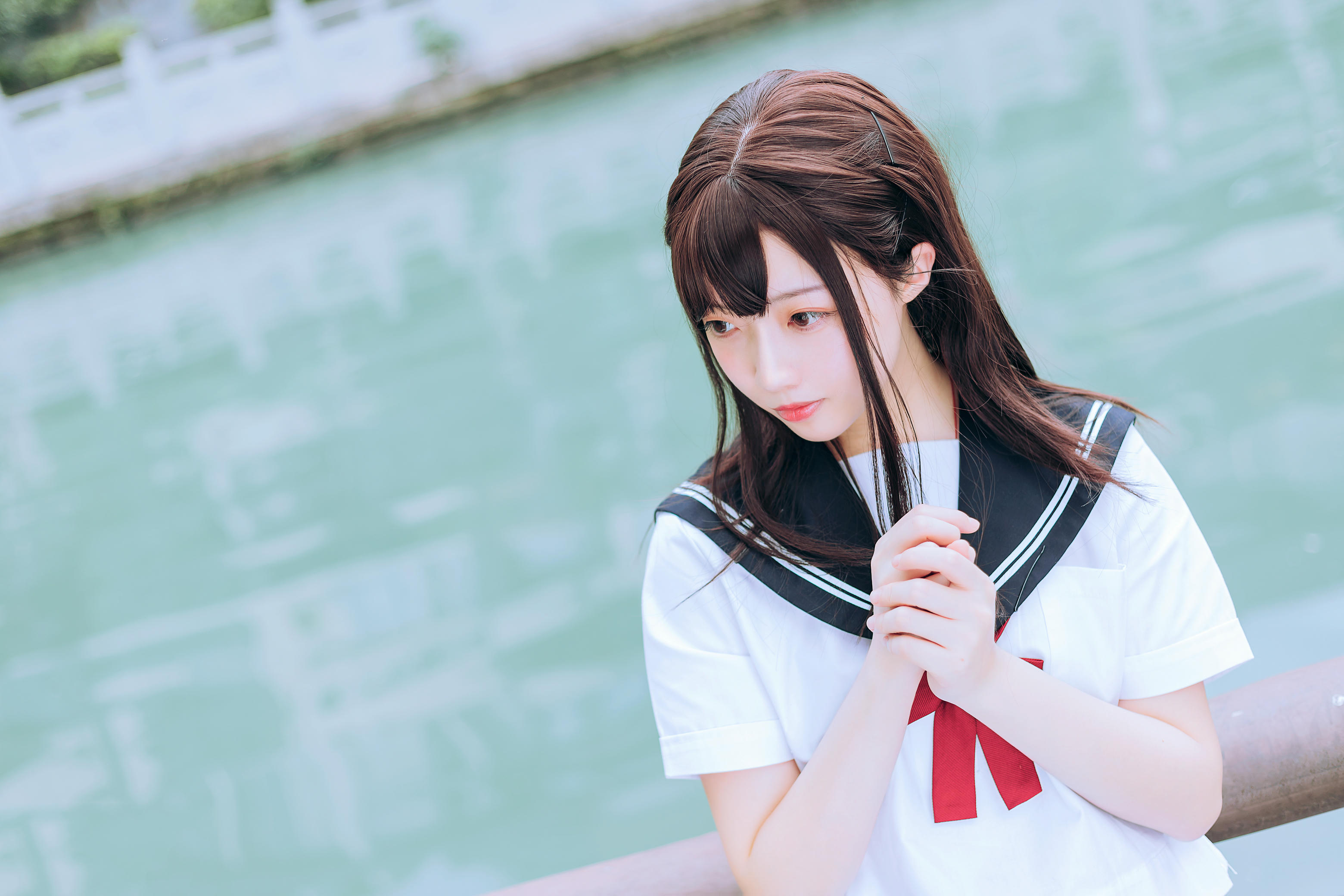 [喵糖映画]VOL.446 绿意JK[36P／546MB]_第1集