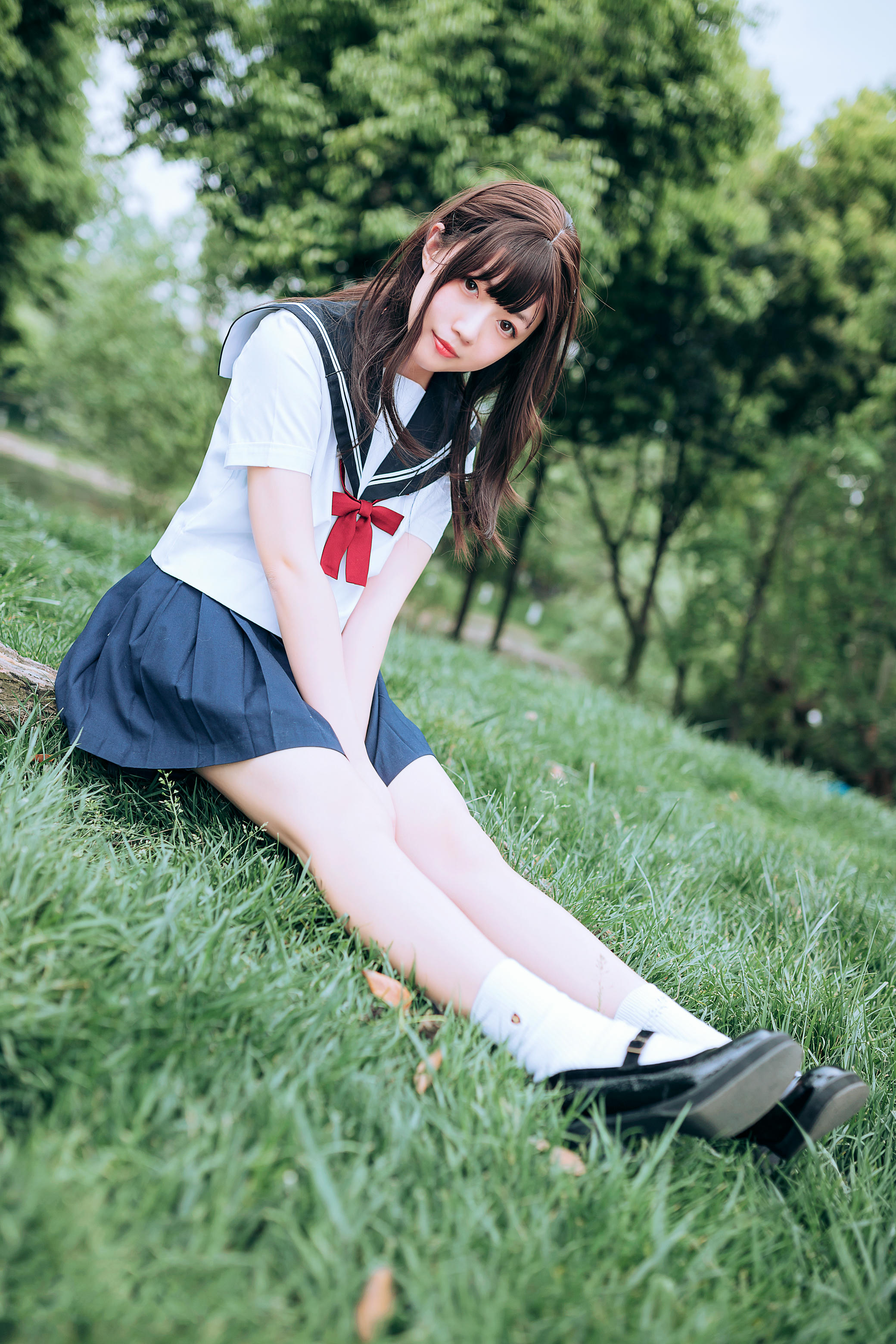 [喵糖映画]VOL.446 绿意JK[36P／546MB]_第2集