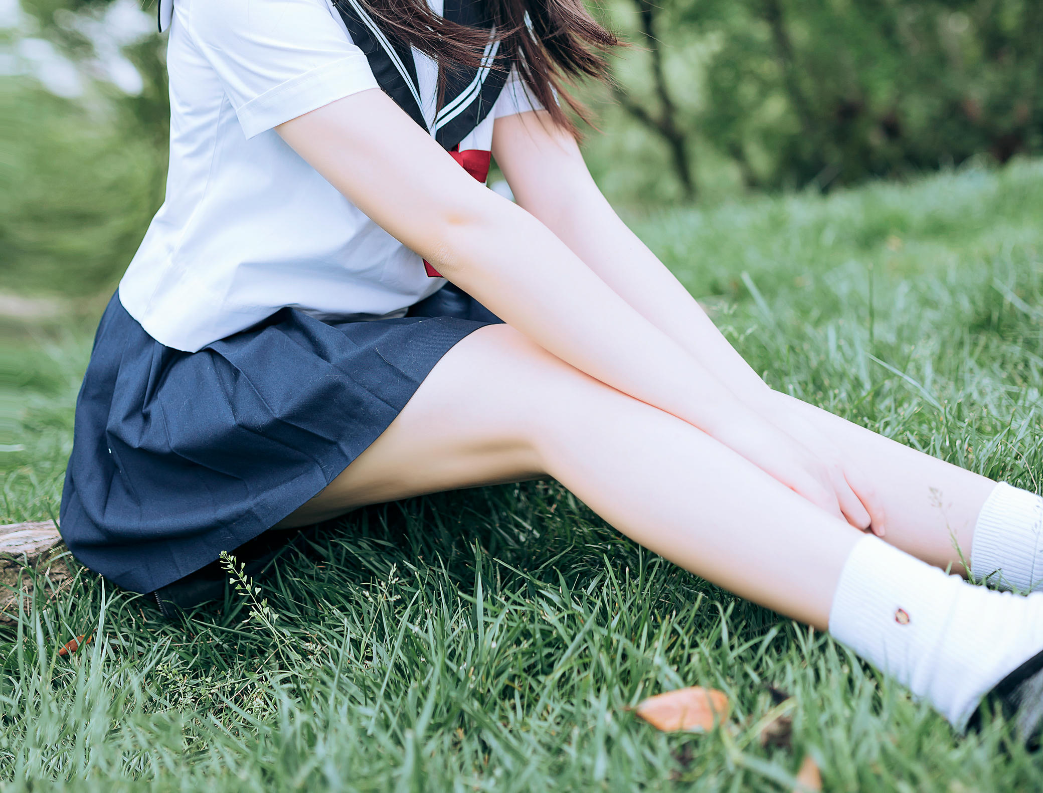 [喵糖映画]VOL.446 绿意JK[36P／546MB]_第2集