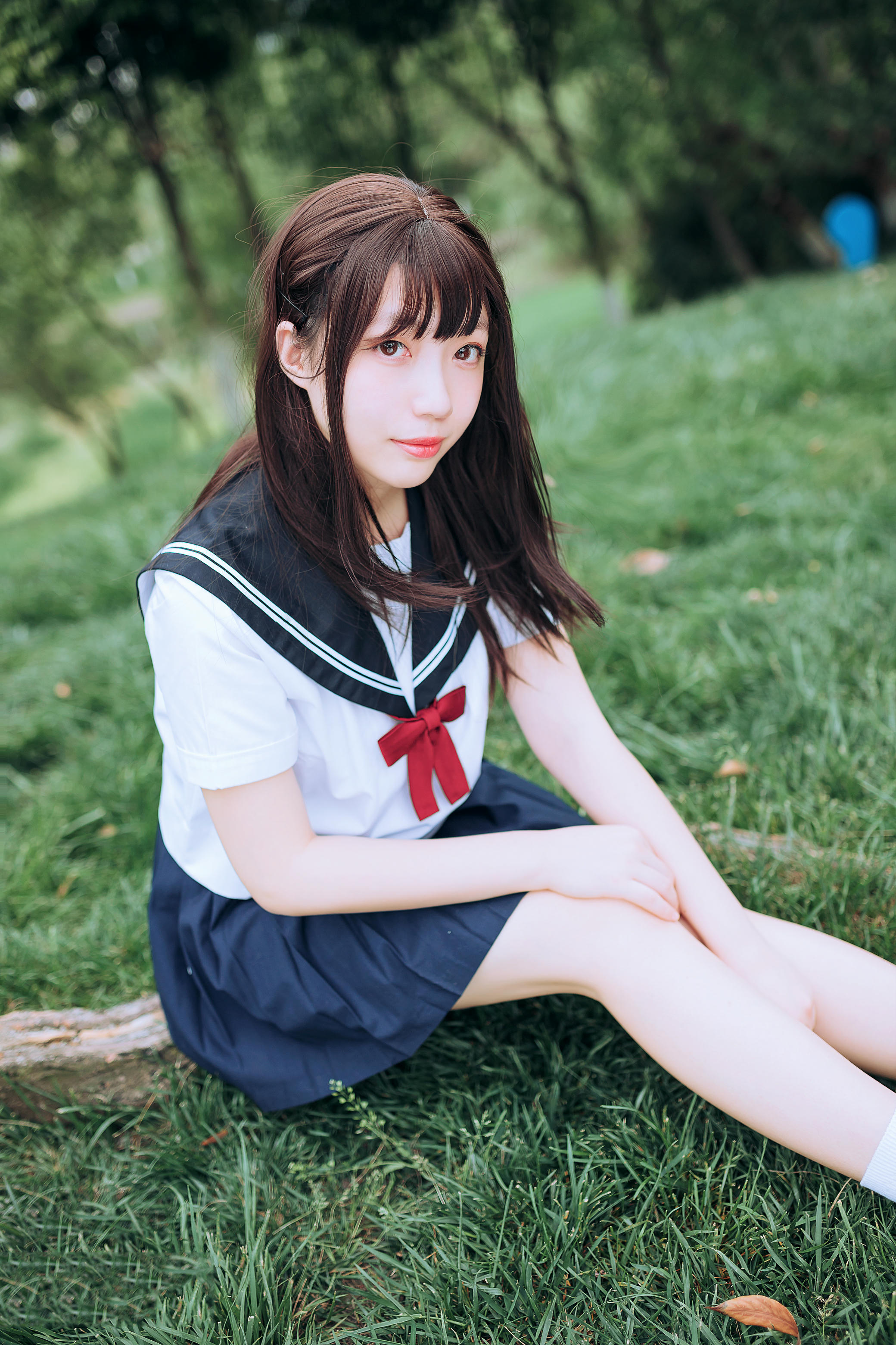 [喵糖映画]VOL.446 绿意JK[36P／546MB]_第2集