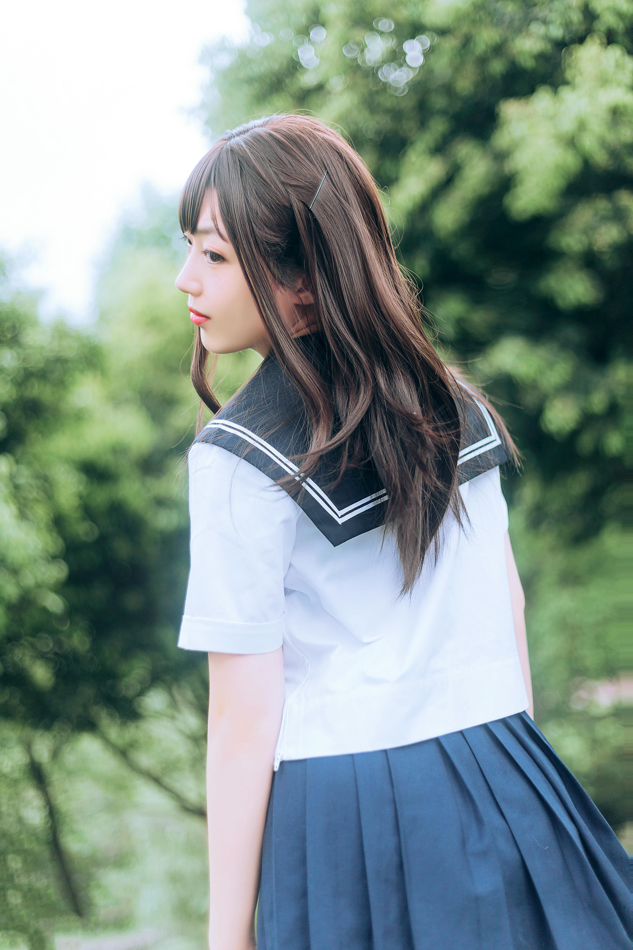 [喵糖映画]VOL.446 绿意JK[36P／546MB]_第2集