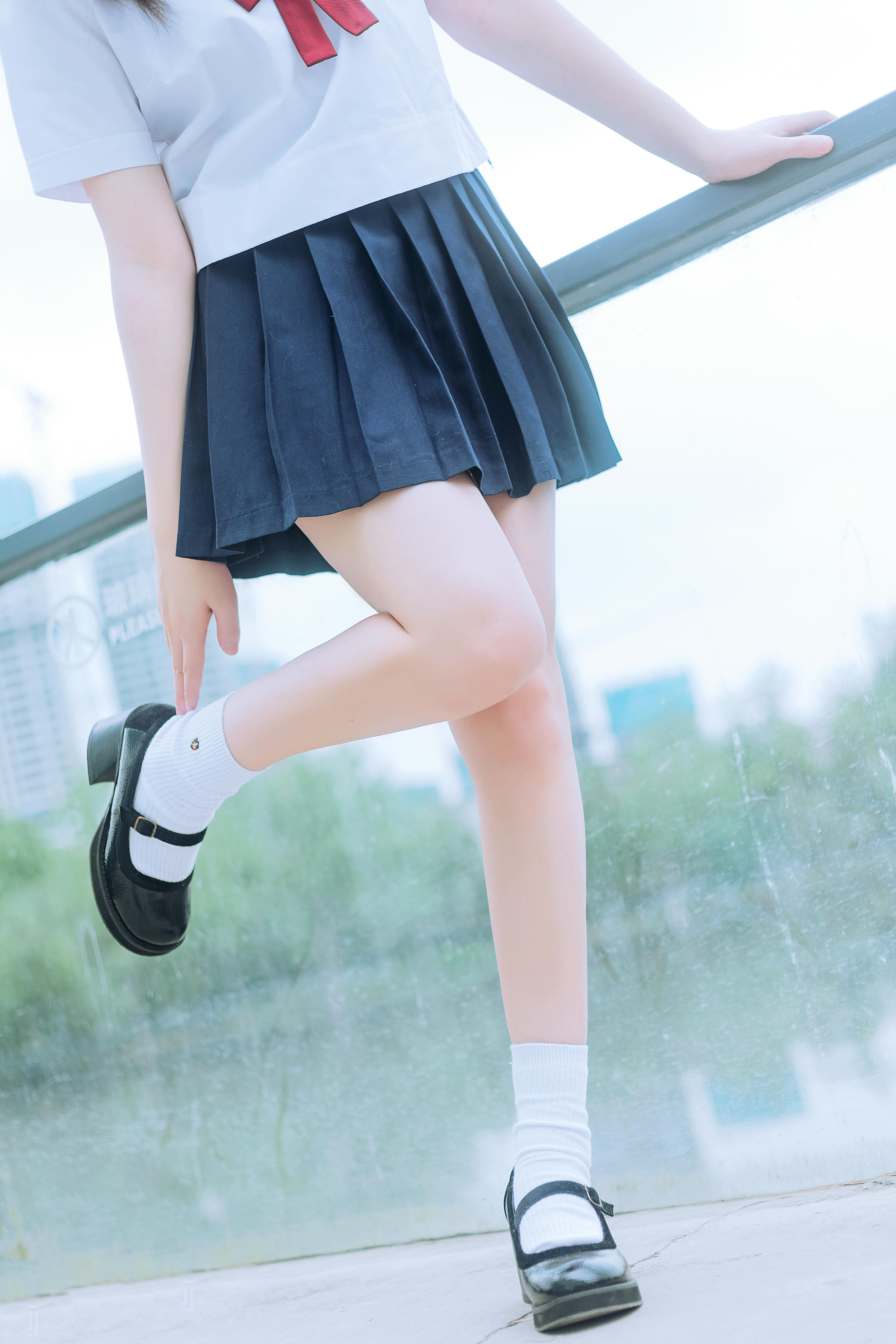 [喵糖映画]VOL.446 绿意JK[36P／546MB]_第2集