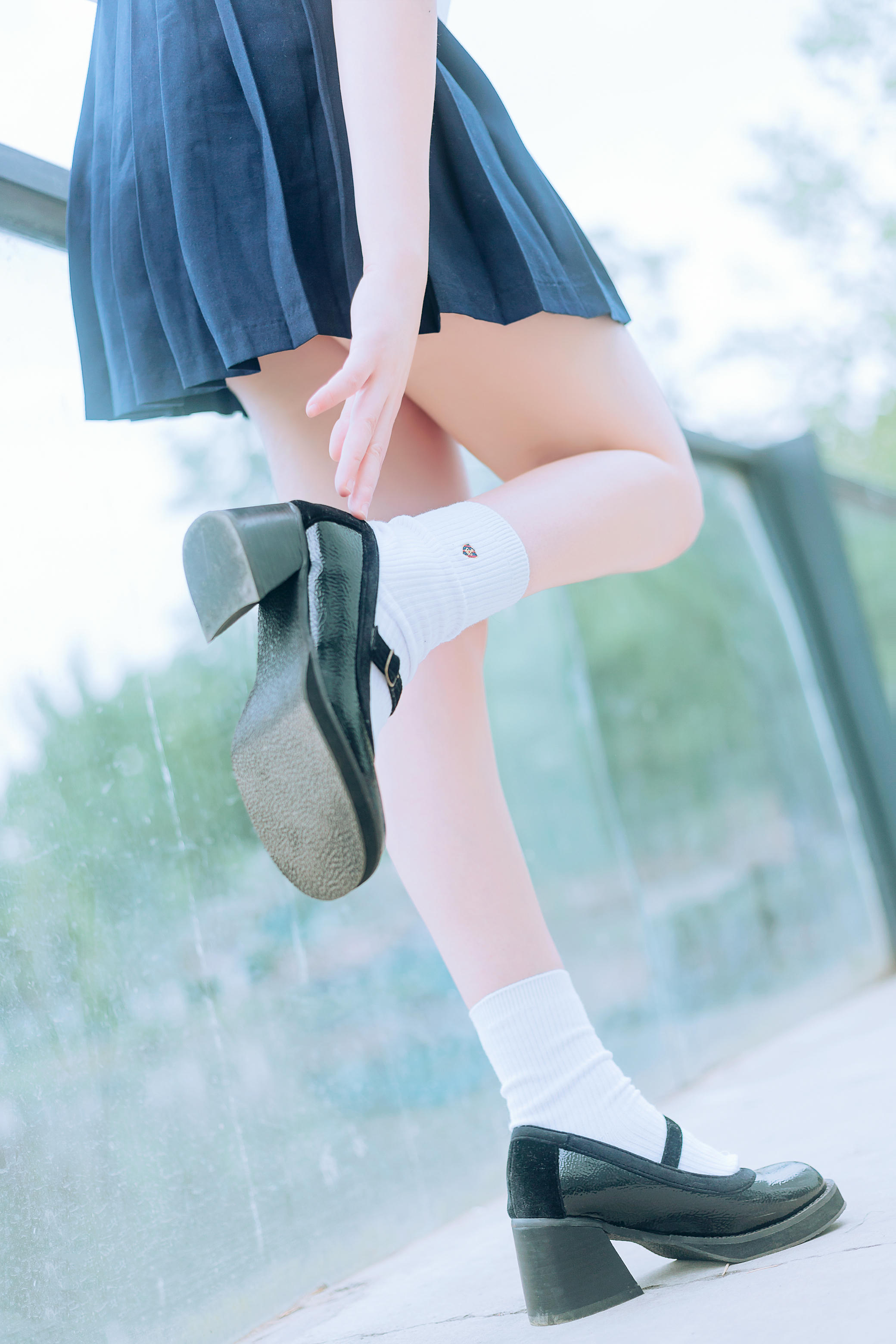 [喵糖映画]VOL.446 绿意JK[36P／546MB]_第2集