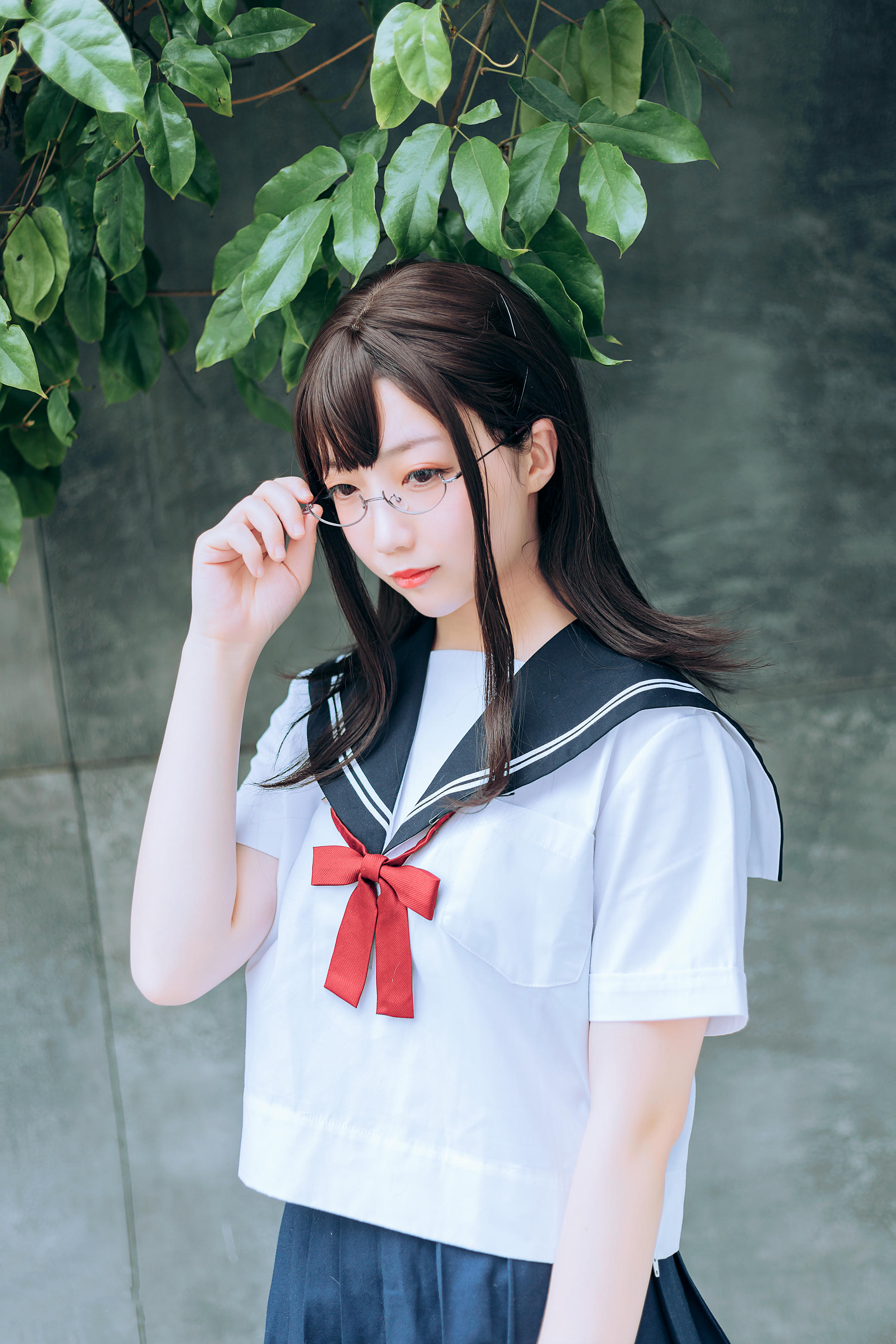 [喵糖映画]VOL.446 绿意JK[36P／546MB]_第1集