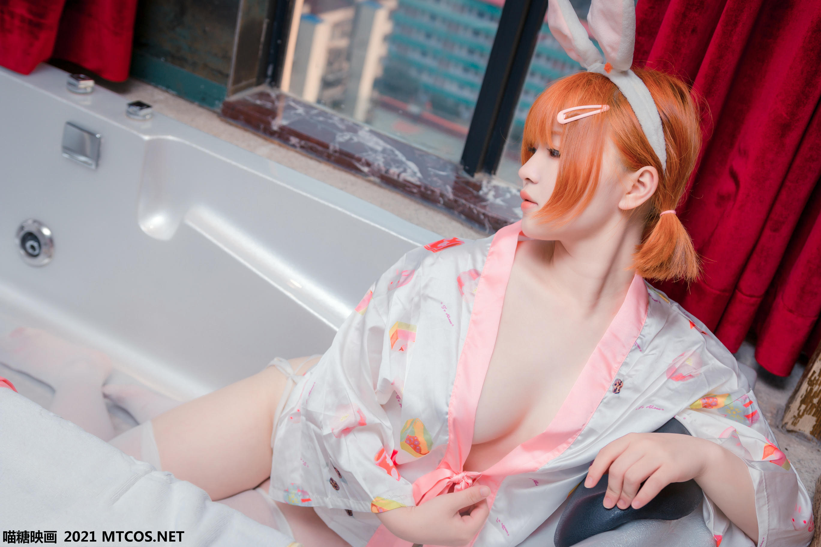 [喵糖映画]VOL.455 桃子的浴衣[32P／257MB]_第1集