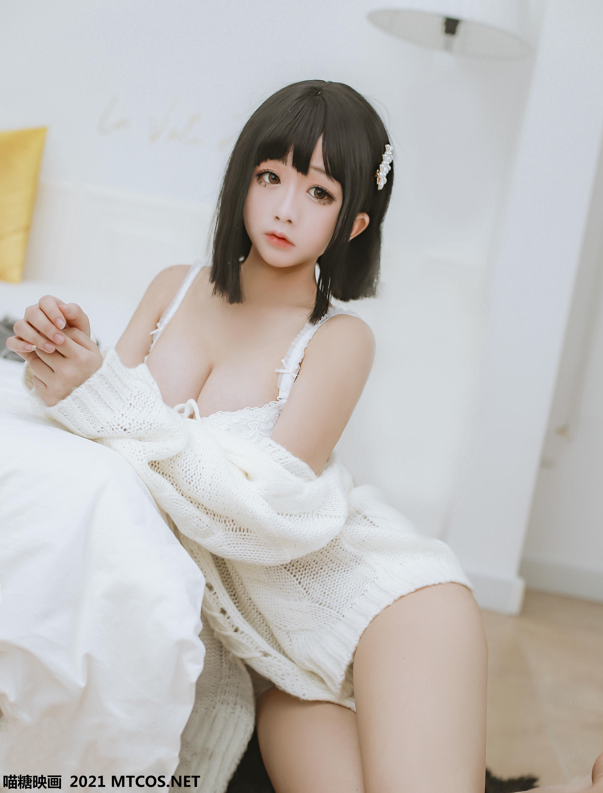 [喵糖映画]VOL.457 妹妹的白色毛衣[20P／207MB]_第1集