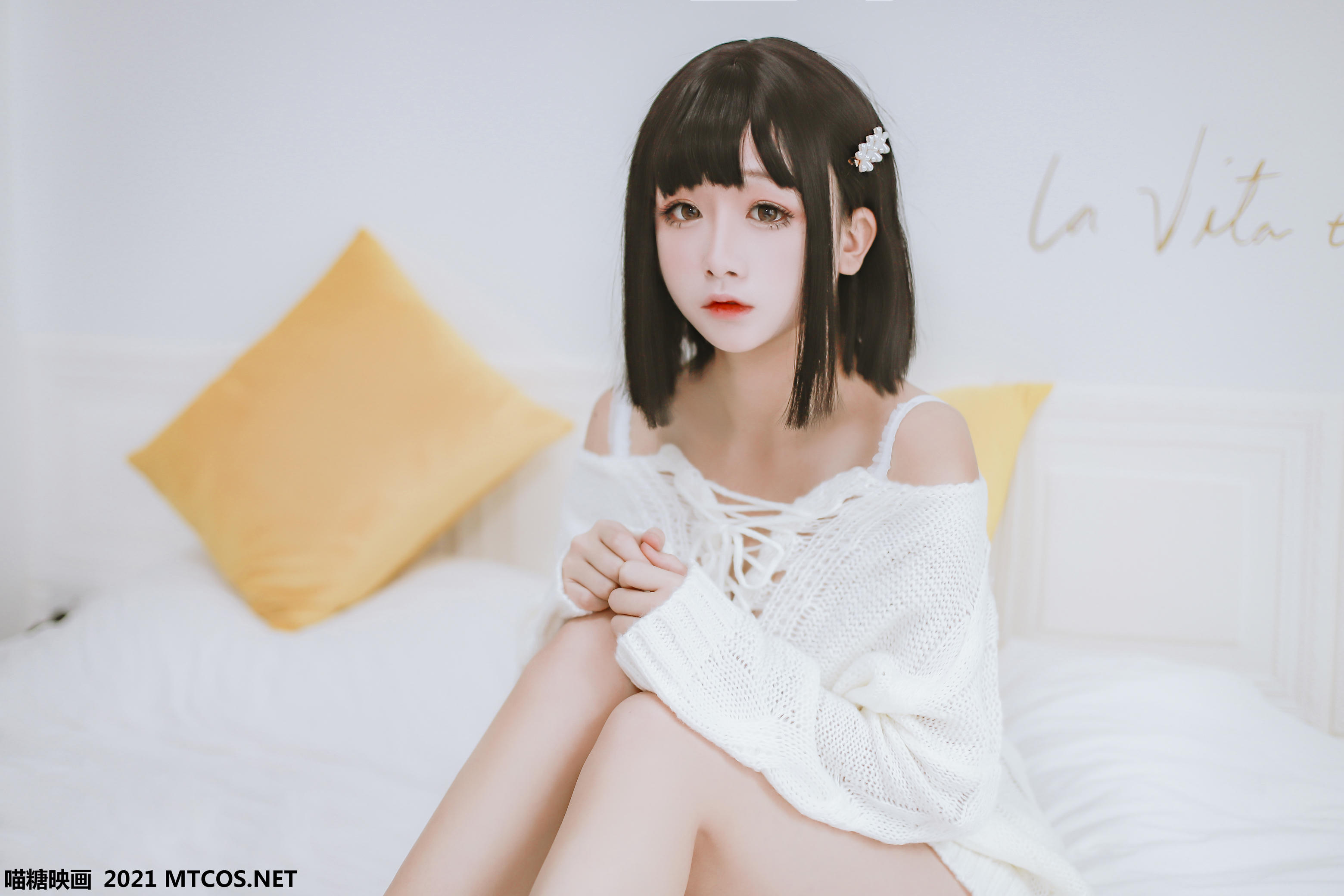 [喵糖映画]VOL.457 妹妹的白色毛衣[20P／207MB]_第1集