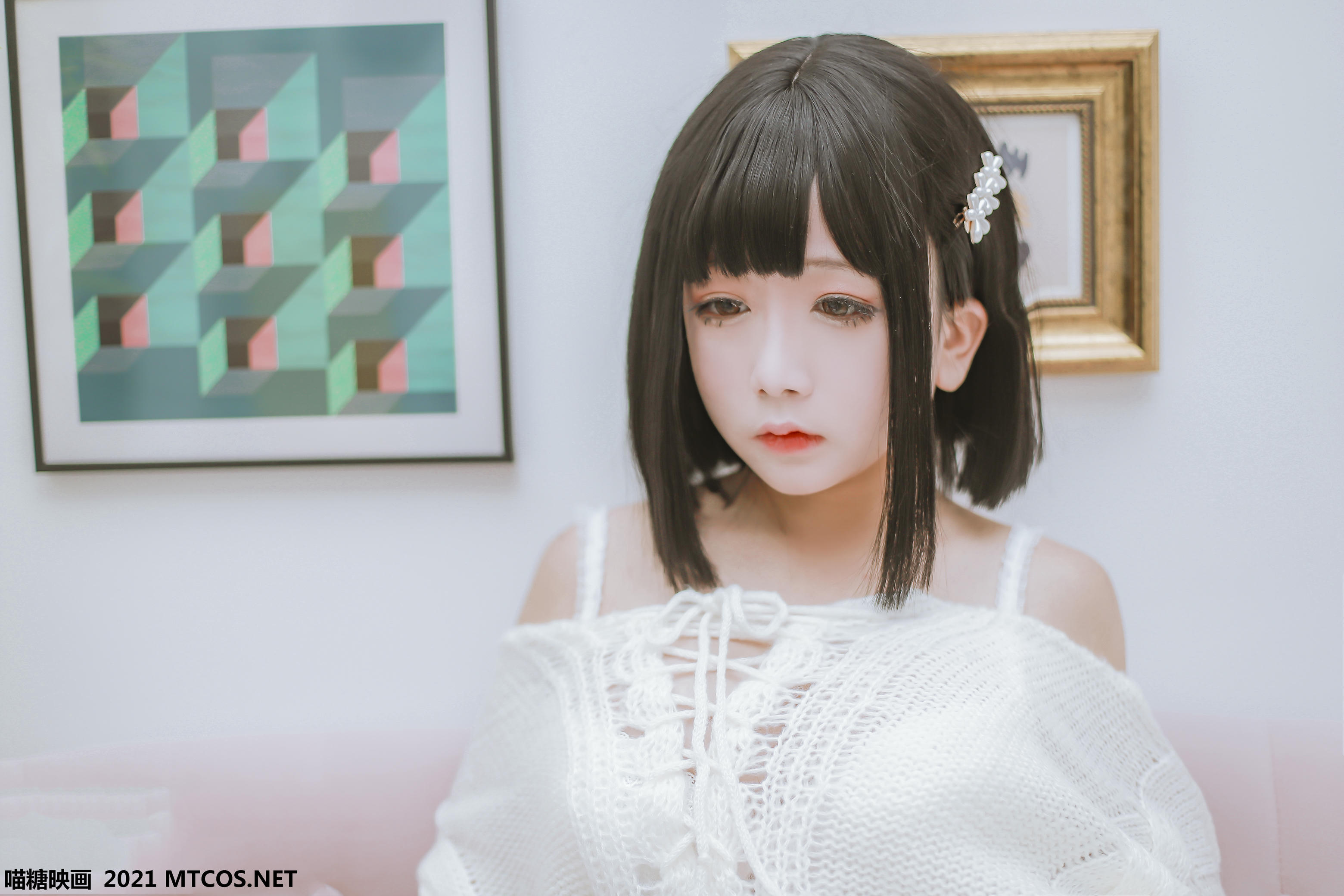 [喵糖映画]VOL.457 妹妹的白色毛衣[20P／207MB]_第1集