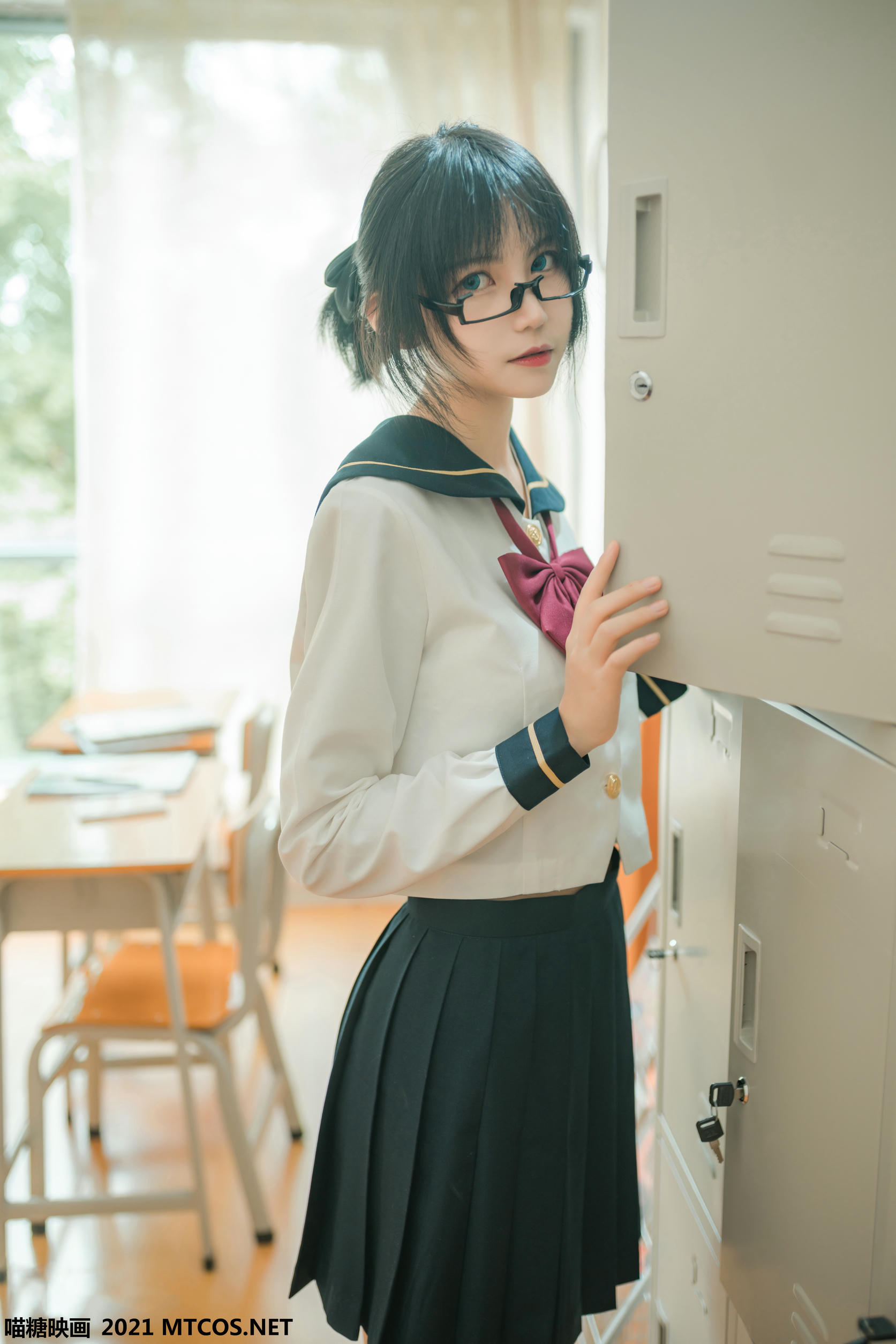 [喵糖映画]VOL.459 慵懒的JK[29P／326MB]_第1集