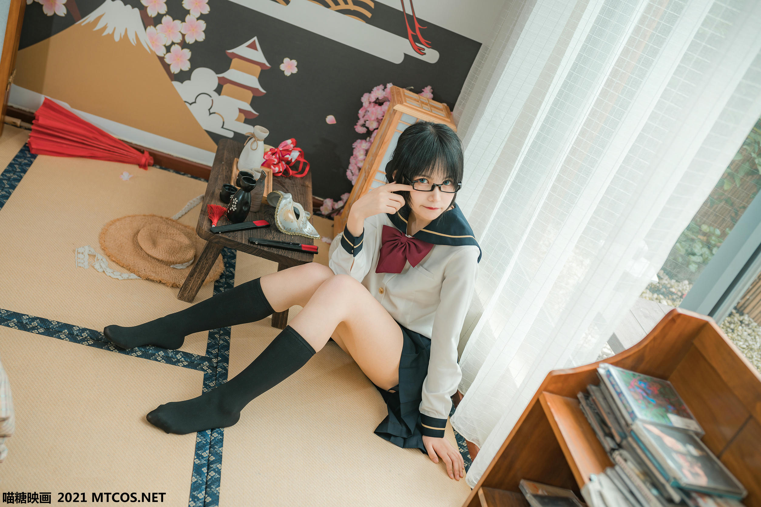 [喵糖映画]VOL.459 慵懒的JK[29P／326MB]_第1集