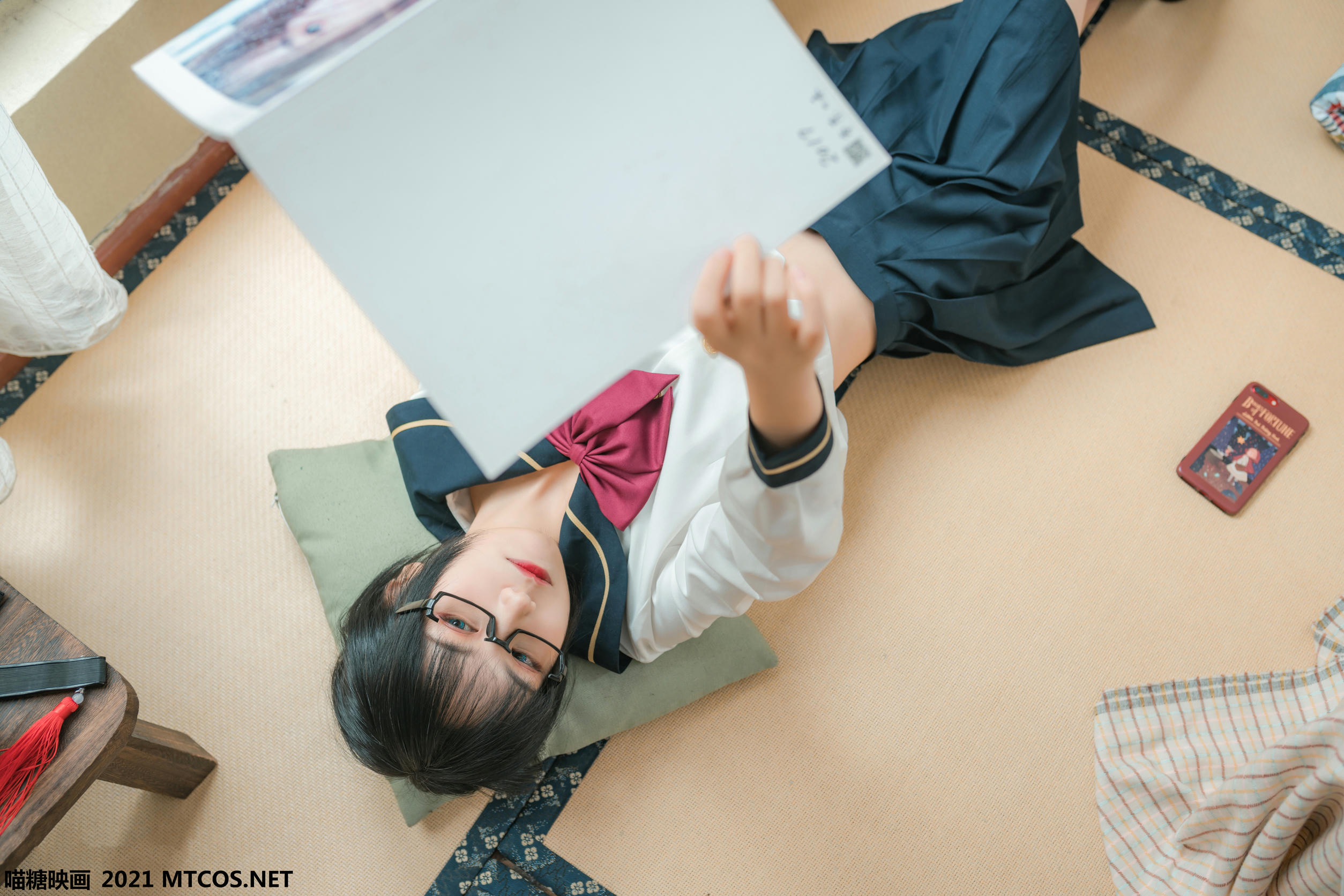 [喵糖映画]VOL.459 慵懒的JK[29P／326MB]_第1集