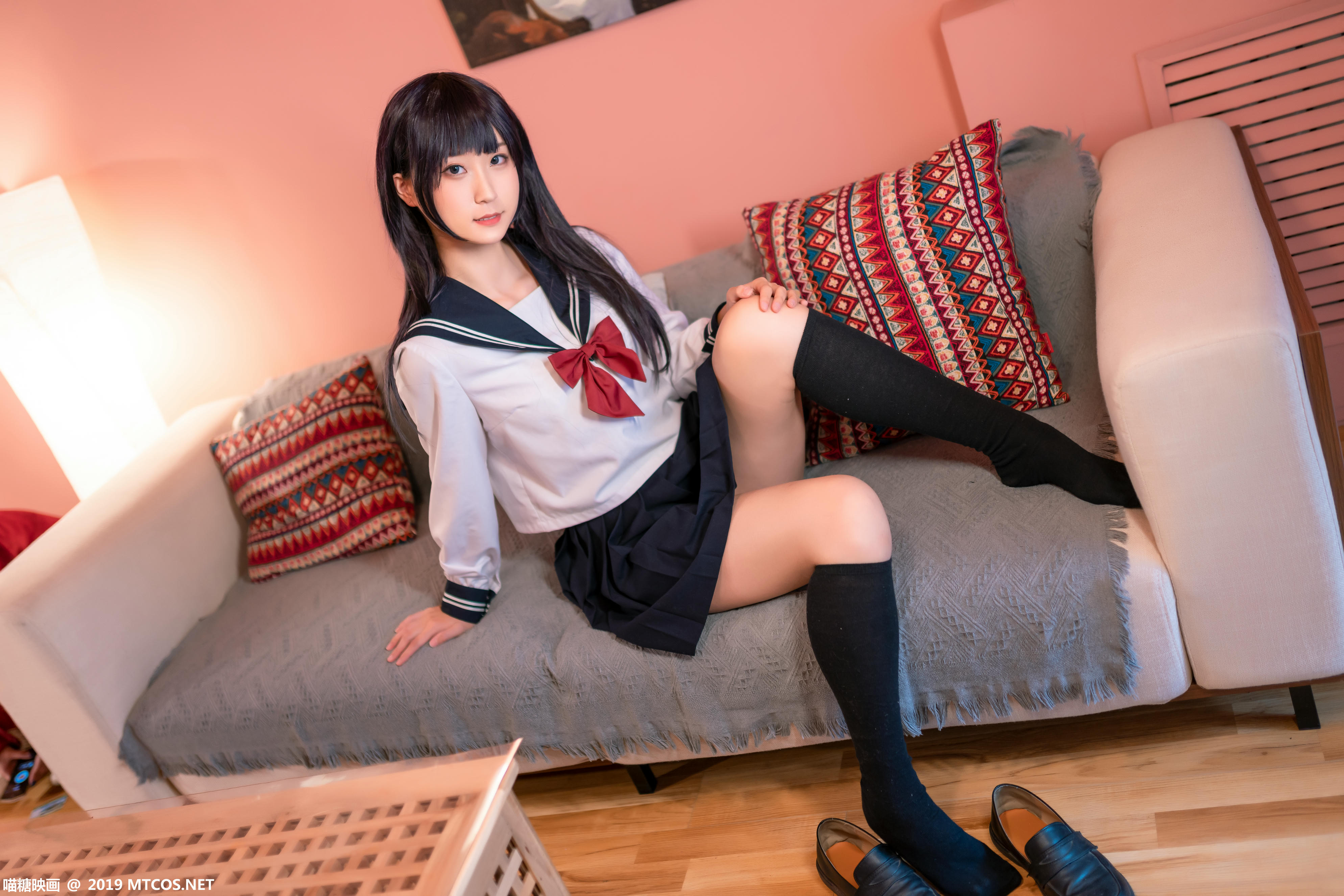 喵糖映画 SPL.010 粉民俗JK[40P／732M]_第1集