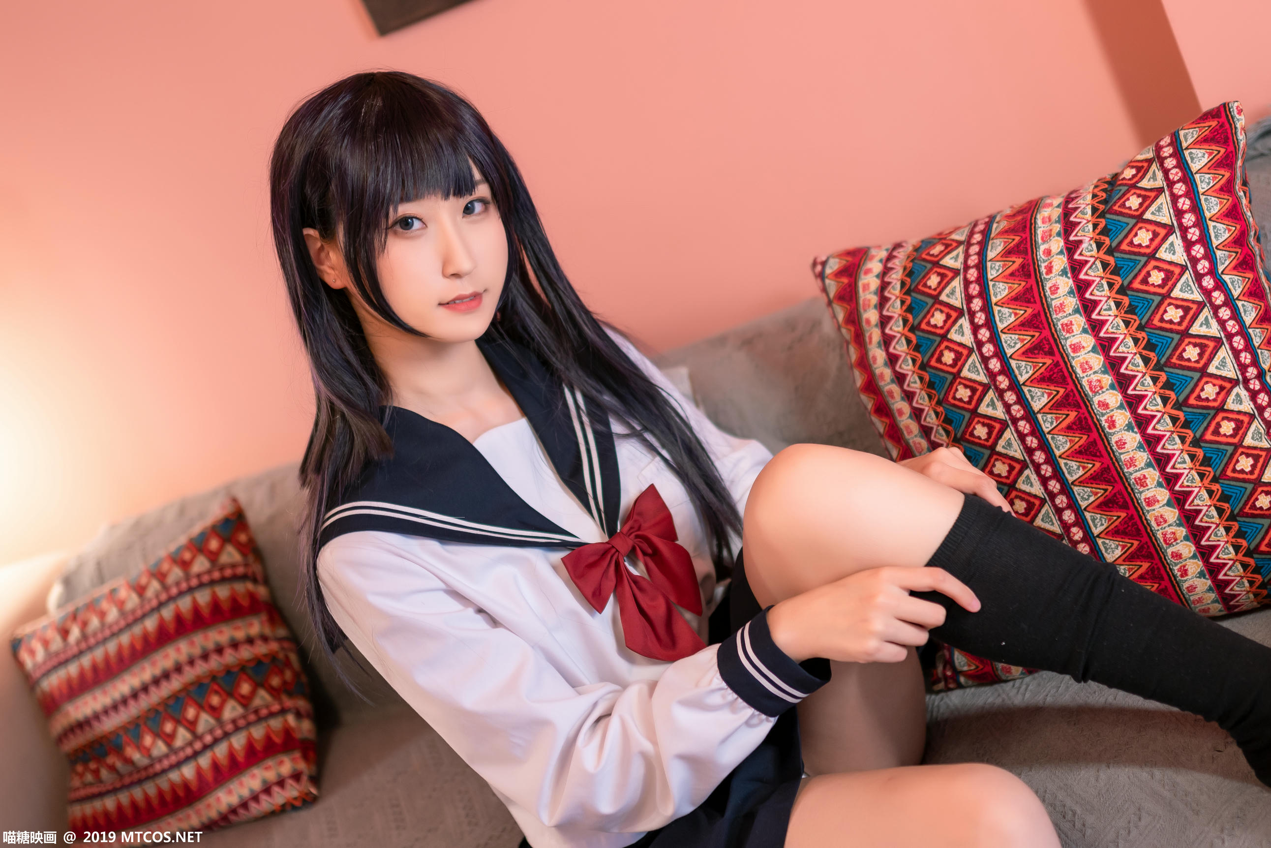 喵糖映画 SPL.010 粉民俗JK[40P／732M]_第1集