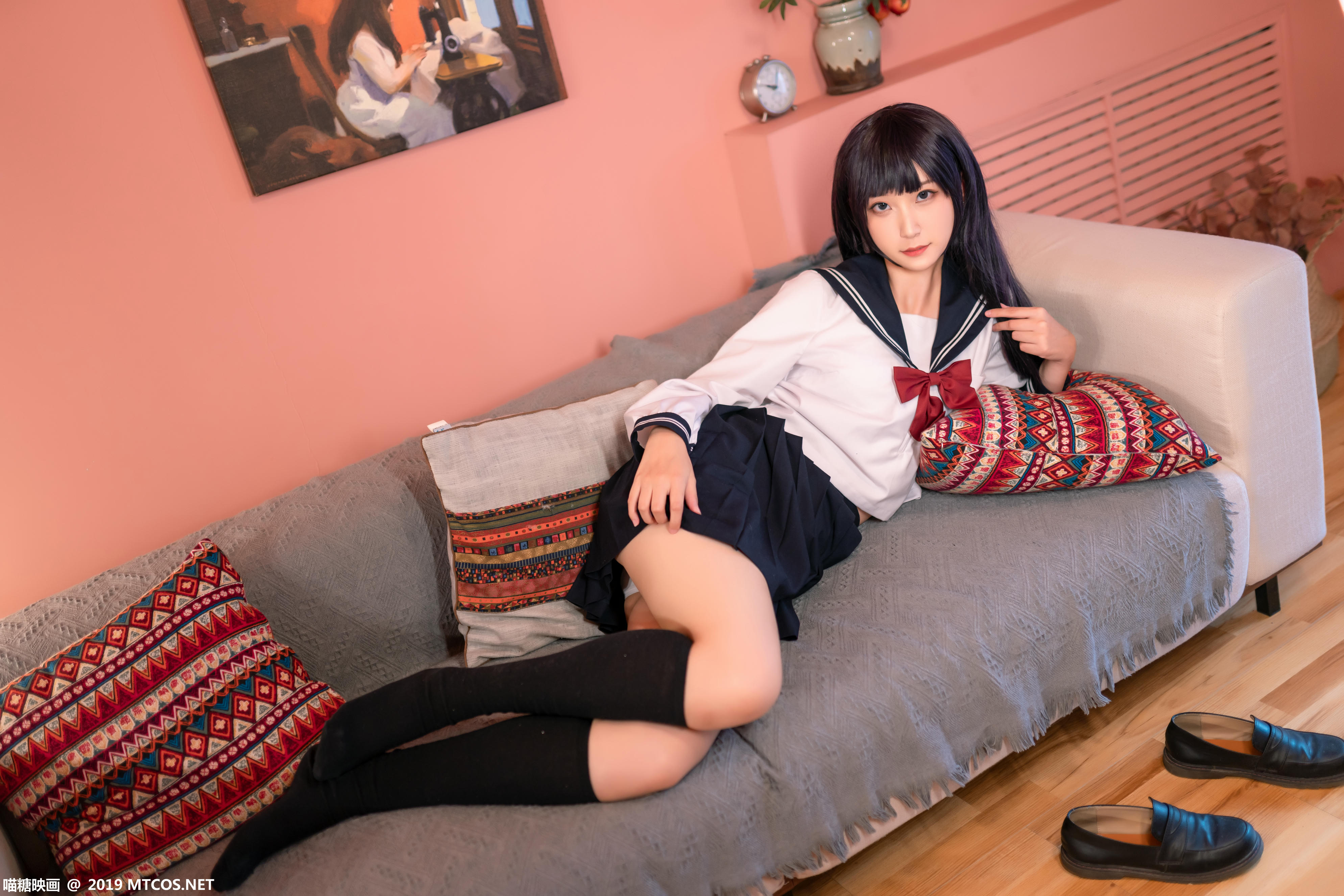 喵糖映画 SPL.010 粉民俗JK[40P／732M]_第1集