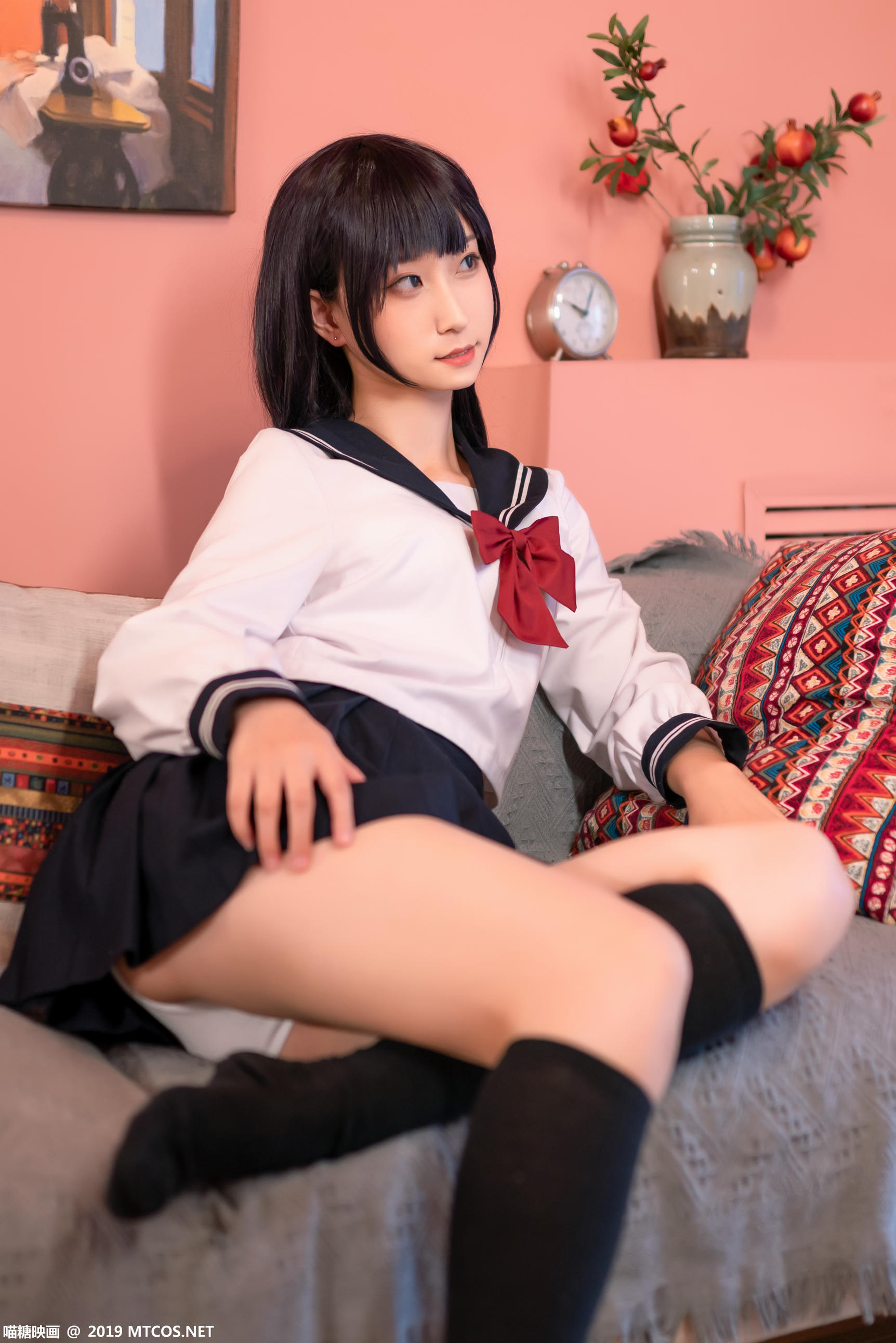 喵糖映画 SPL.010 粉民俗JK[40P／732M]_第1集