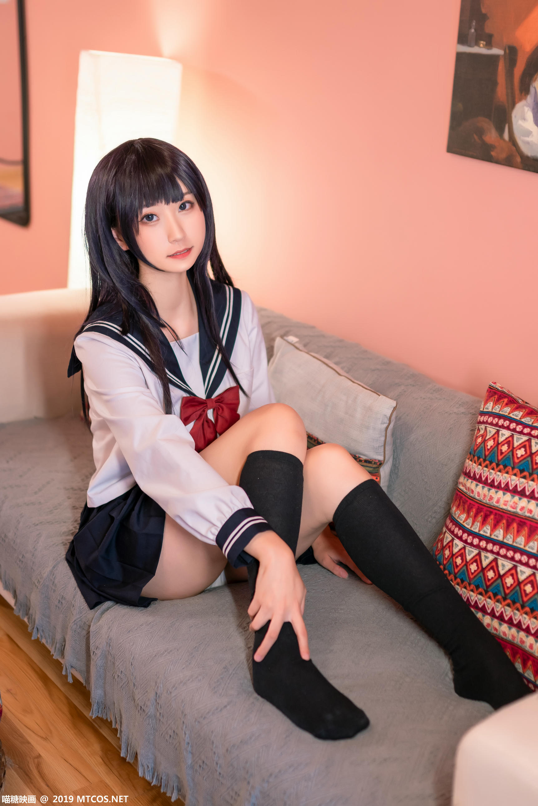 喵糖映画 SPL.010 粉民俗JK[40P／732M]_第1集