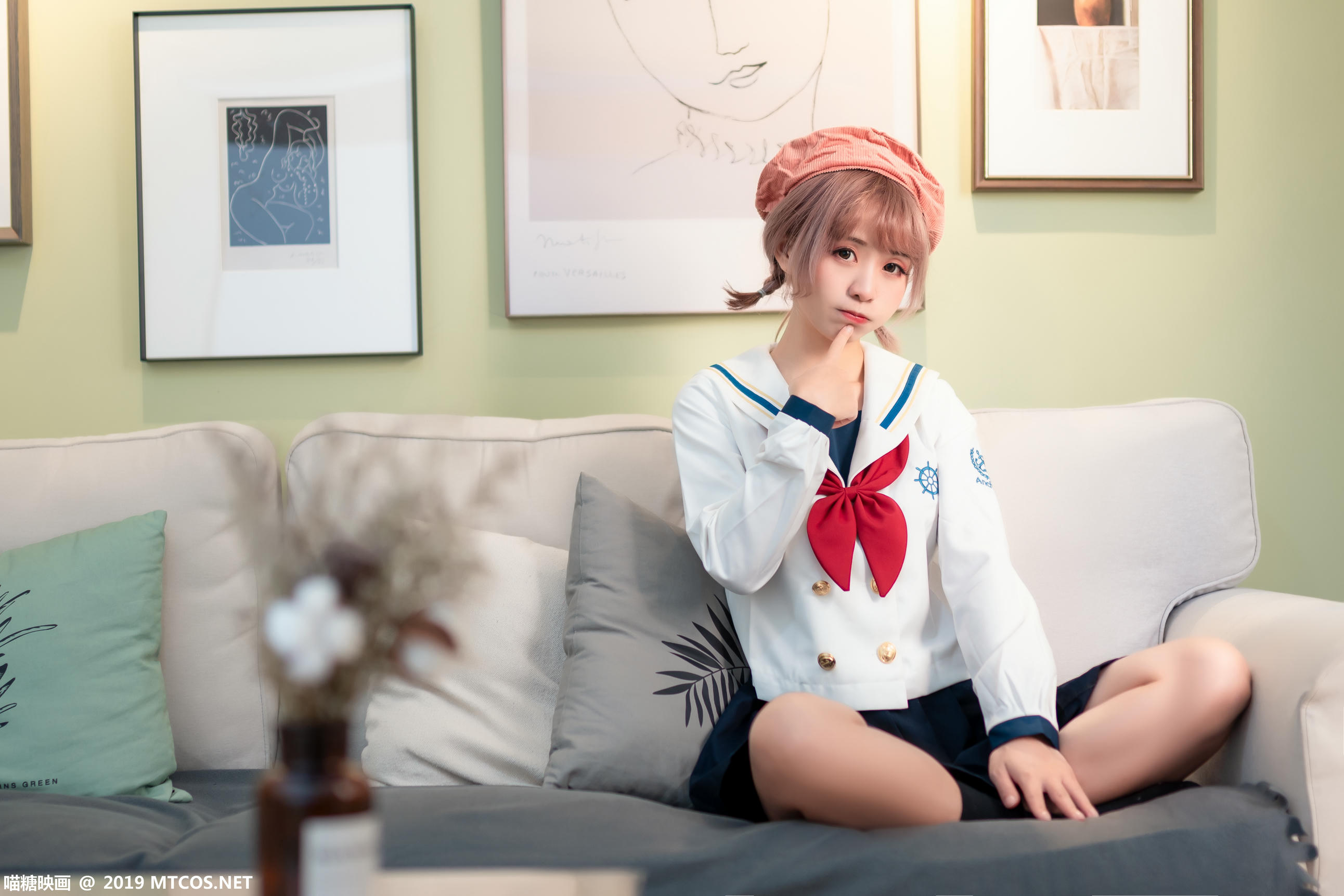 喵糖映画 SPL.011 绿民俗JK[40P／554M]_第1集