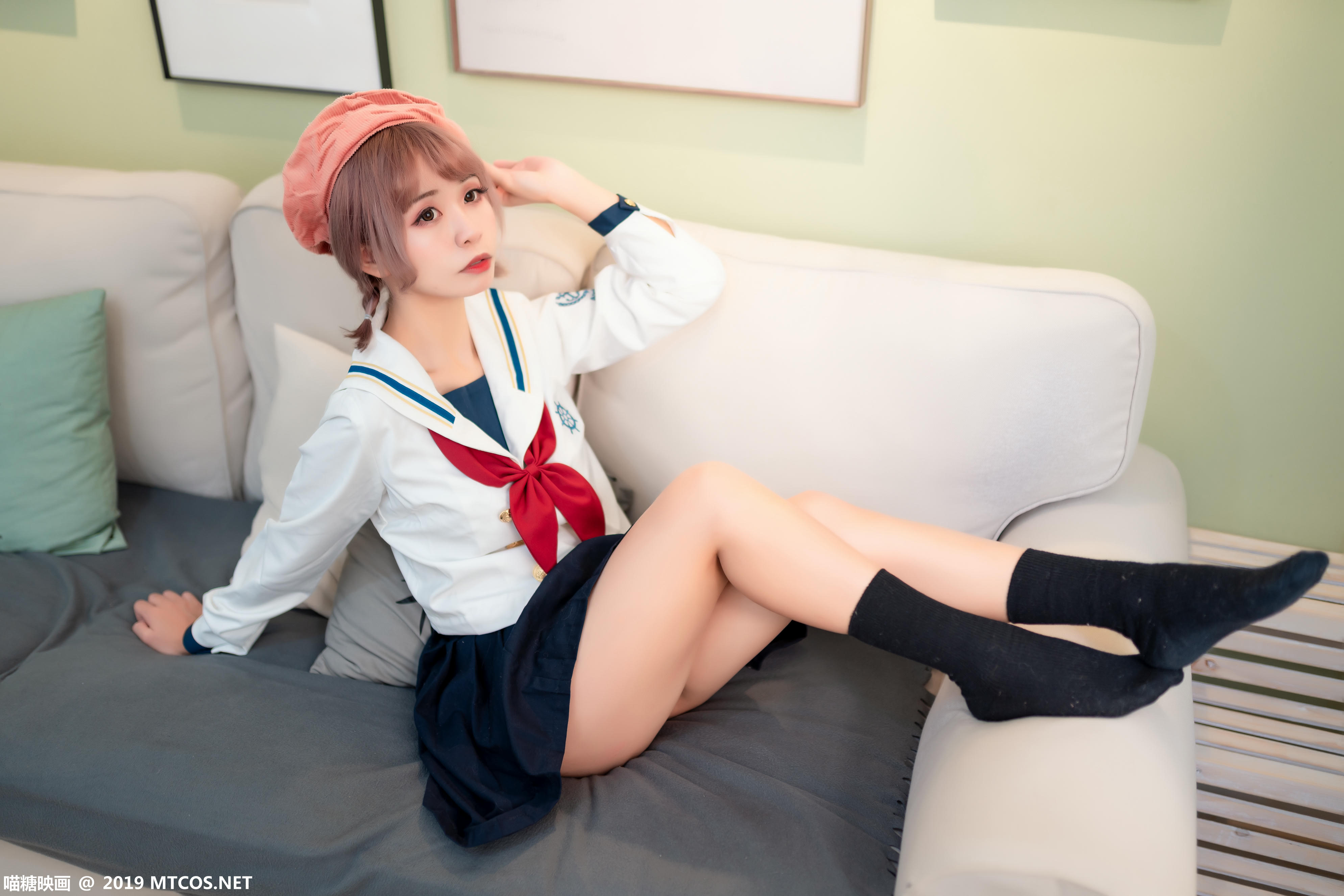 喵糖映画 SPL.011 绿民俗JK[40P／554M]_第1集