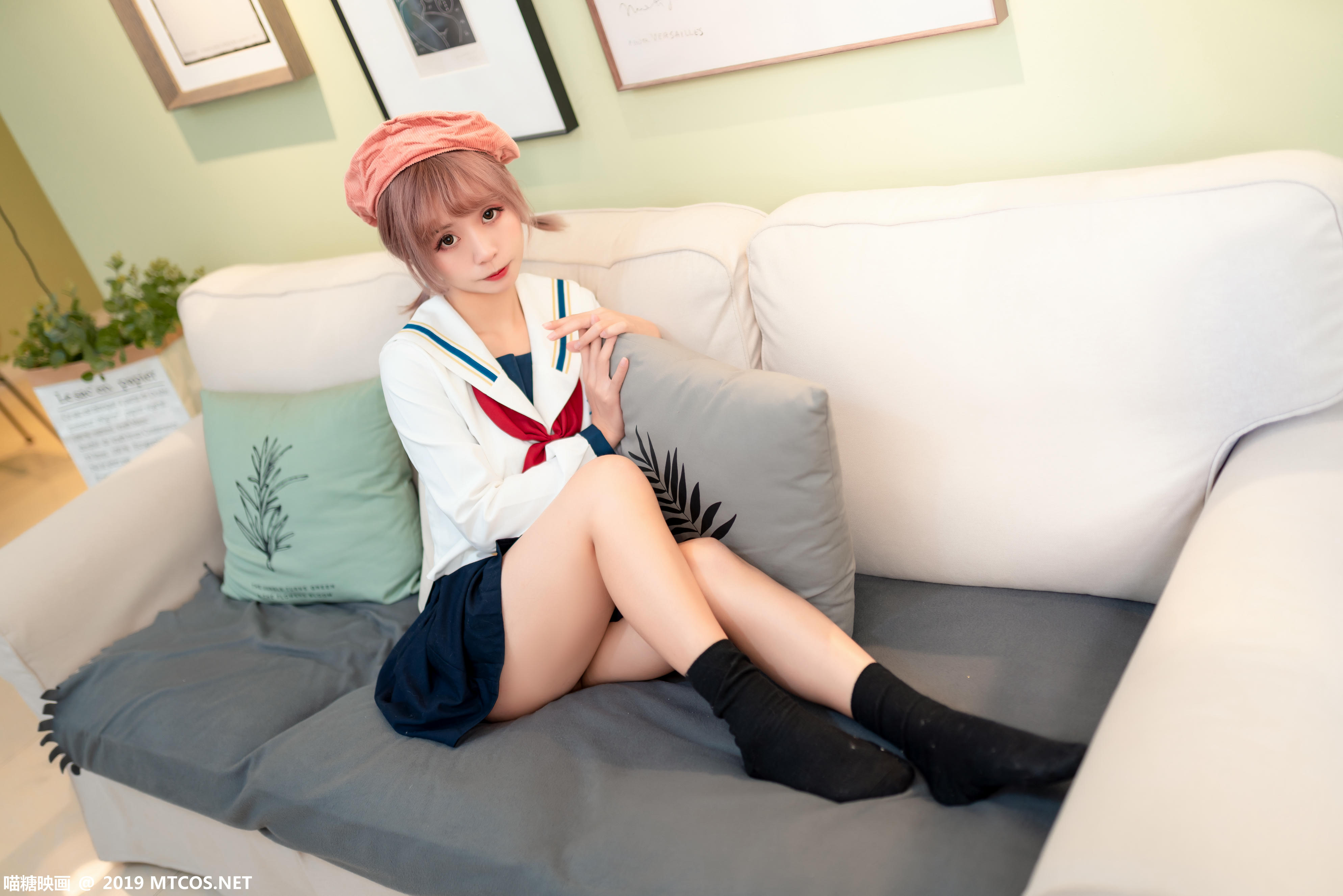 喵糖映画 SPL.011 绿民俗JK[40P／554M]_第1集