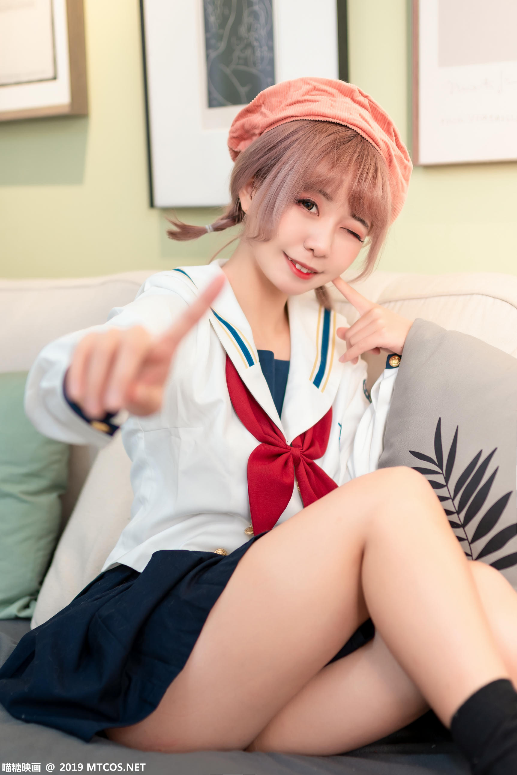 喵糖映画 SPL.011 绿民俗JK[40P／554M]_第1集