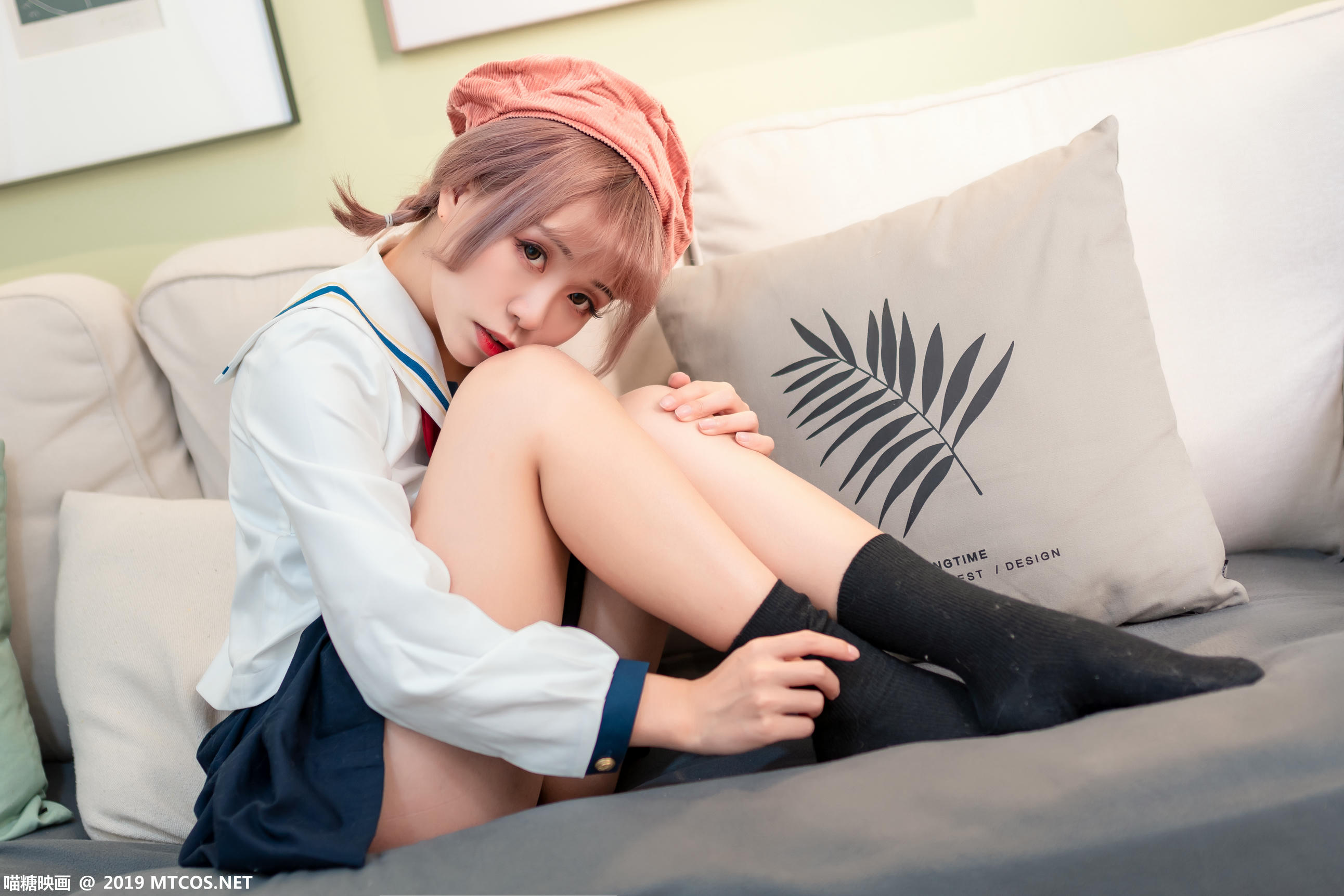 喵糖映画 SPL.011 绿民俗JK[40P／554M]_第1集