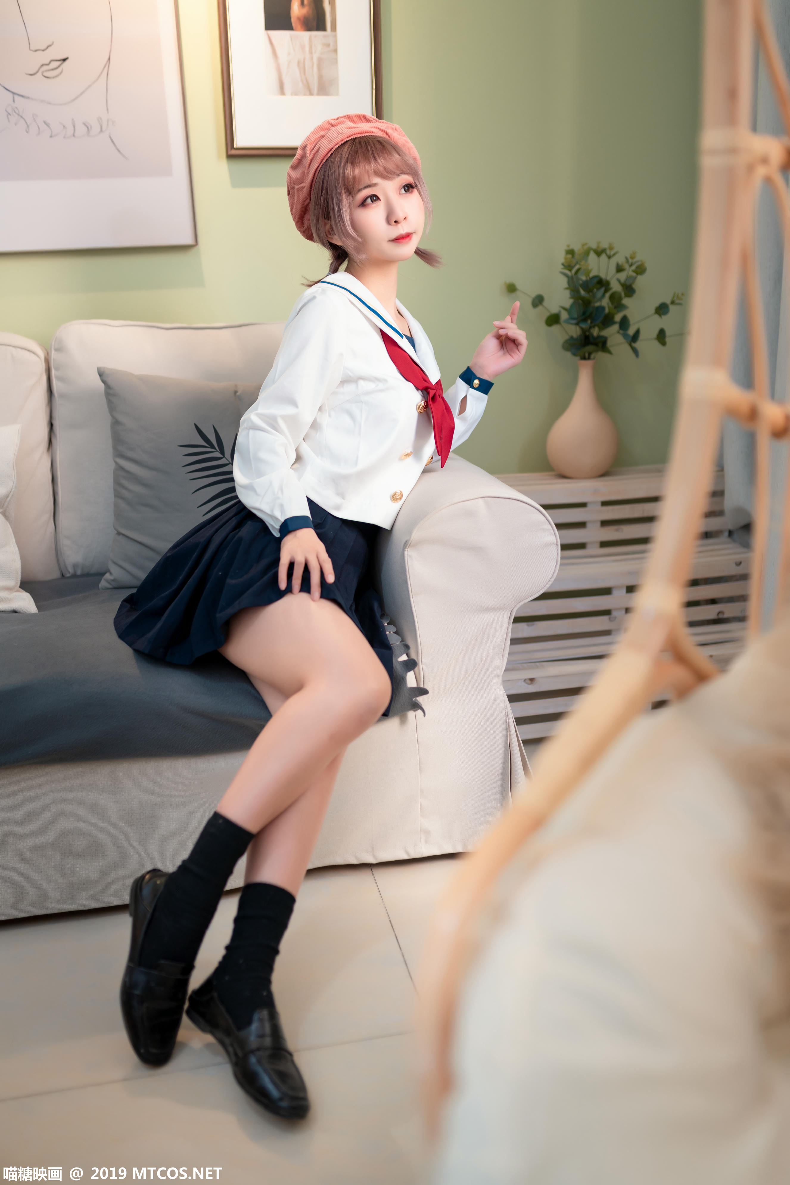 喵糖映画 SPL.011 绿民俗JK[40P／554M]_第1集