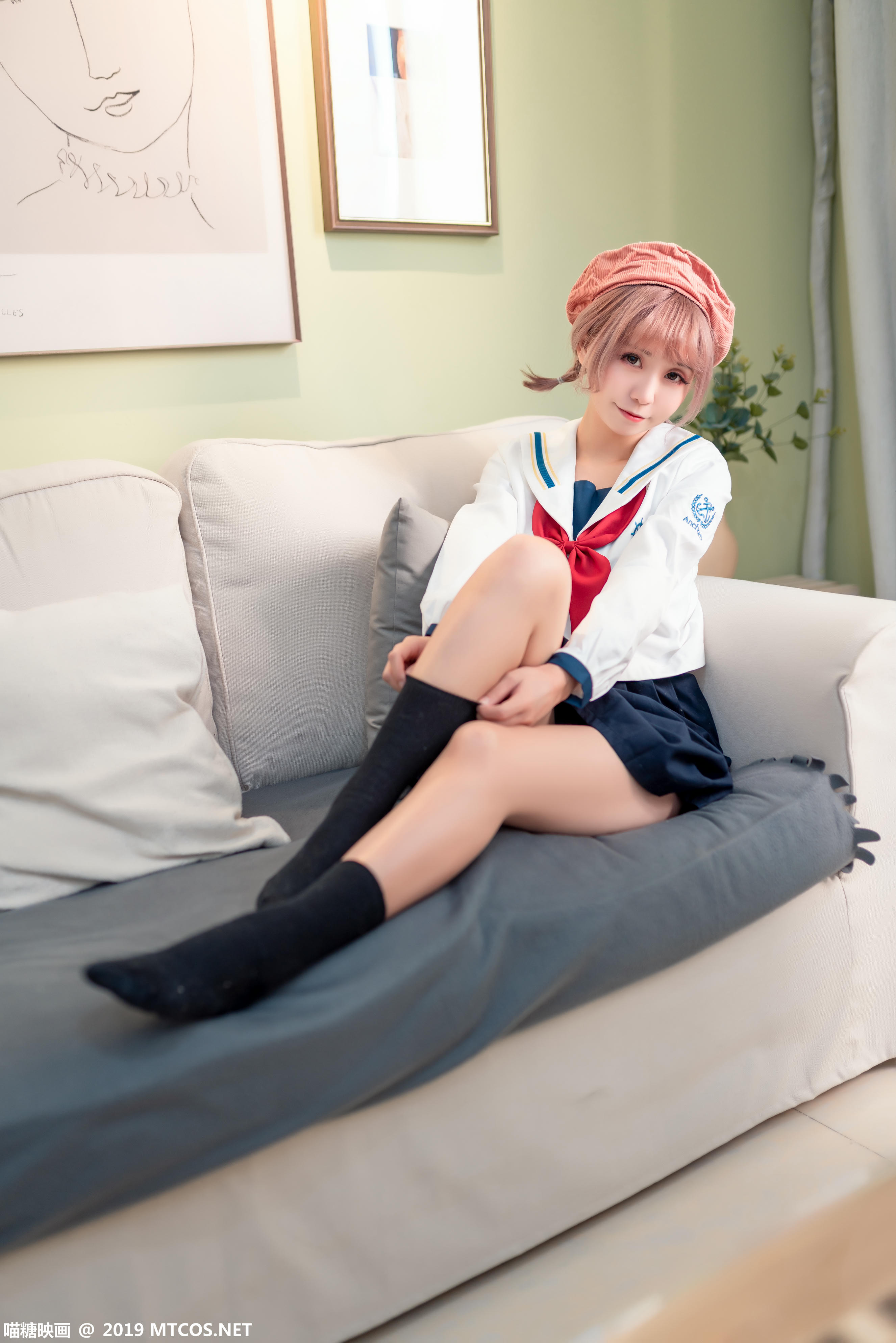 喵糖映画 SPL.011 绿民俗JK[40P／554M]_第1集