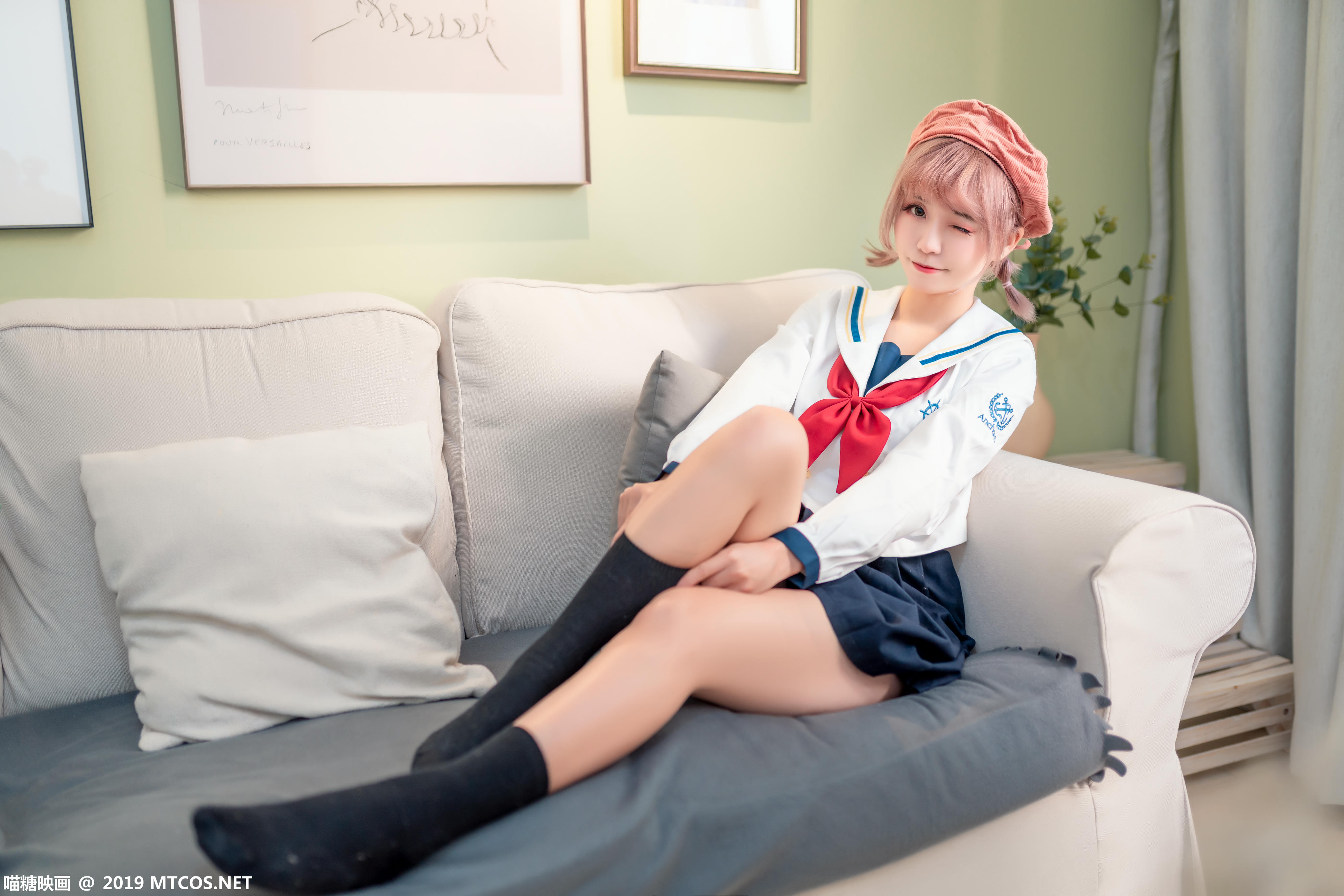 喵糖映画 SPL.011 绿民俗JK[40P／554M]_第1集