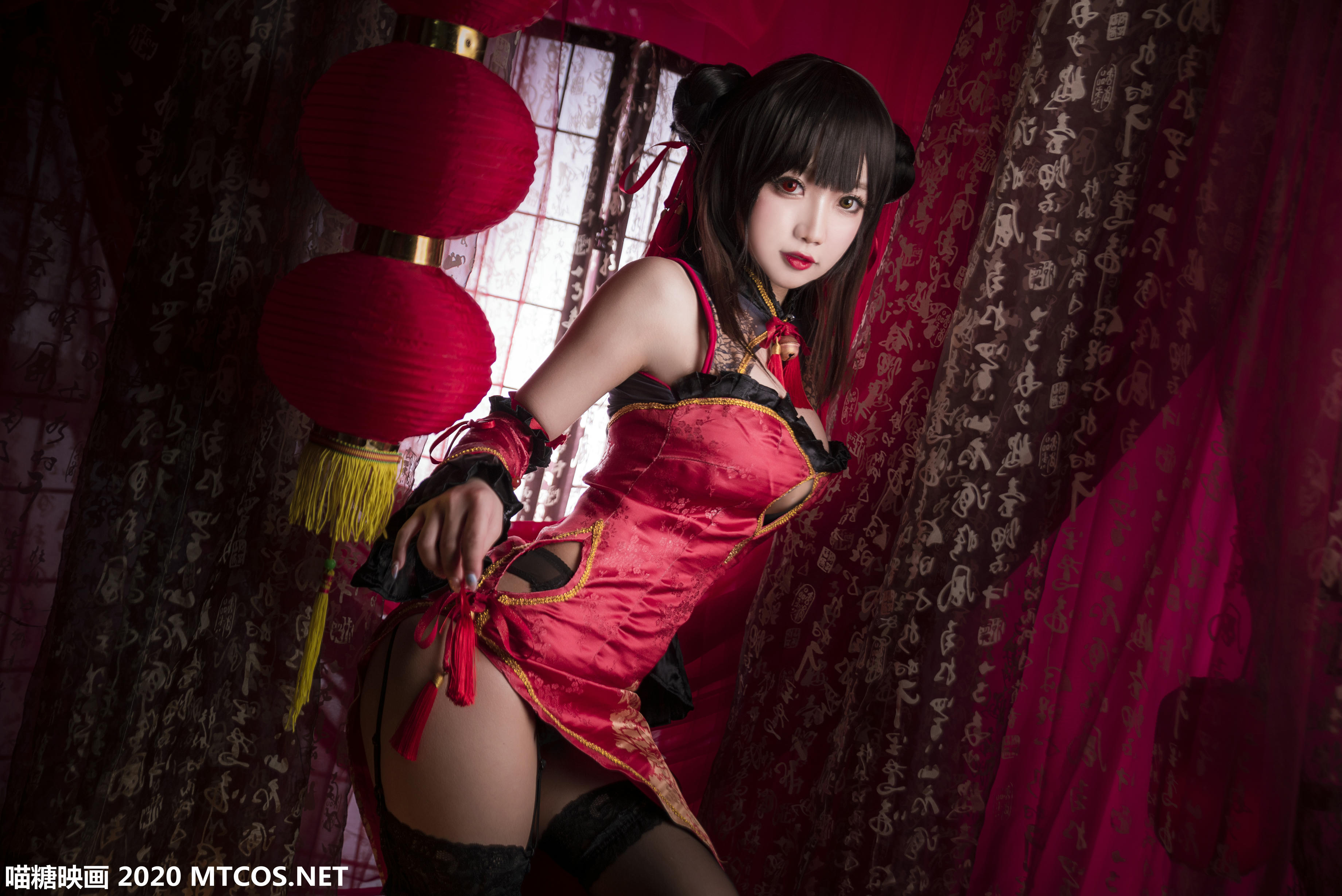 [喵糖映画] HML.006 狂三旗袍[22P／561MB]_第1集