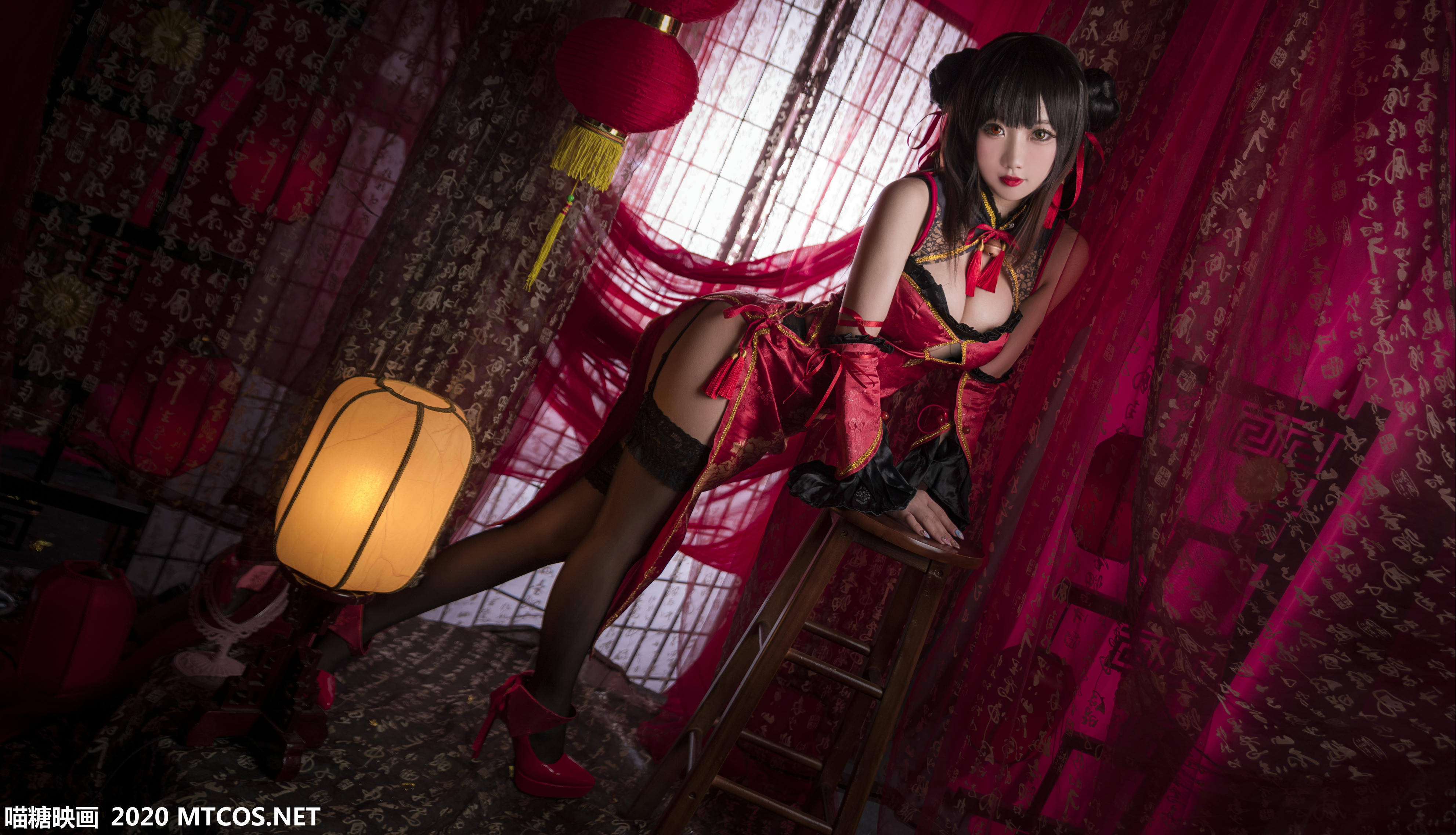 [喵糖映画] HML.006 狂三旗袍[22P／561MB]_第1集