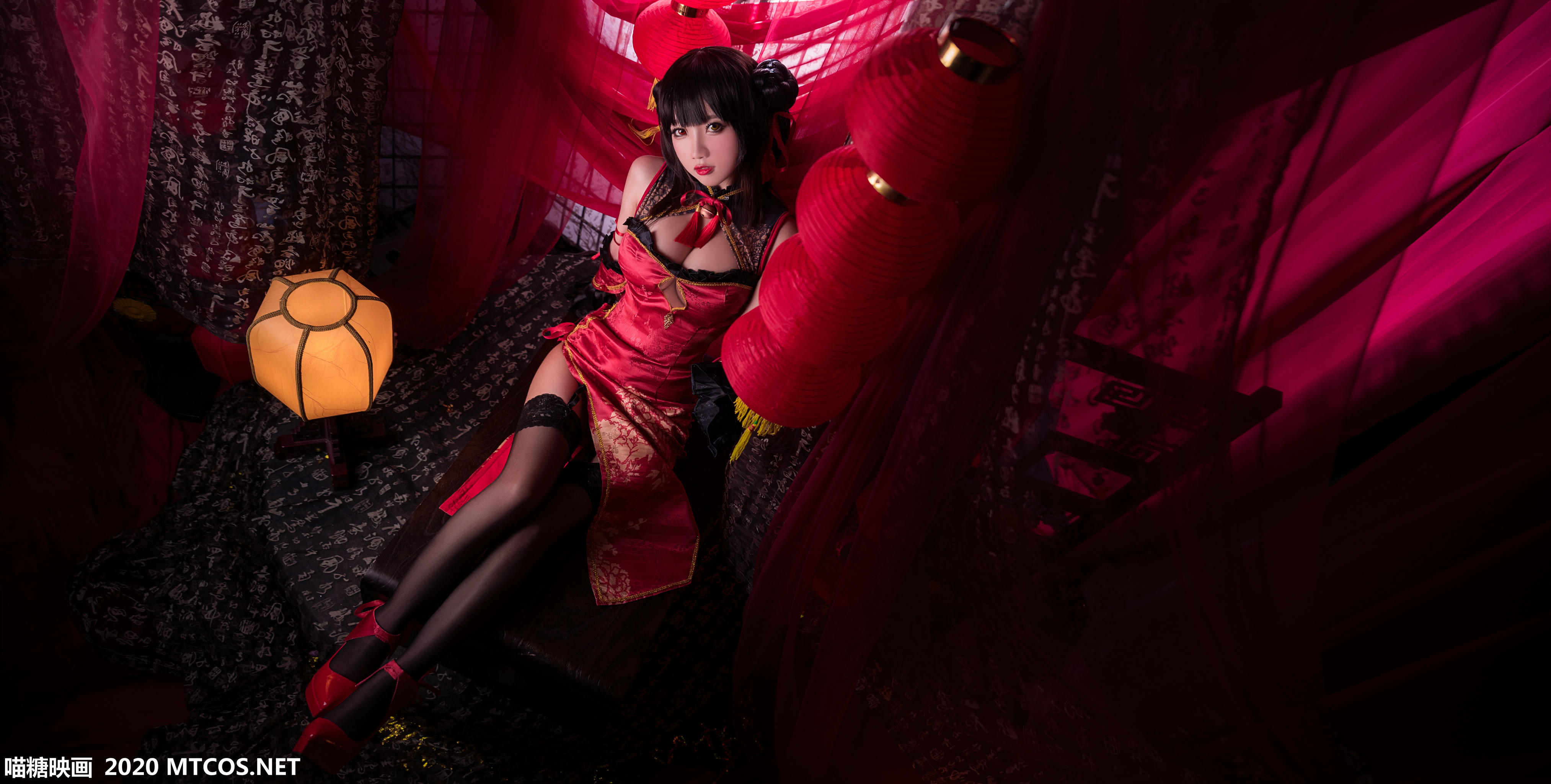 [喵糖映画] HML.006 狂三旗袍[22P／561MB]_第1集