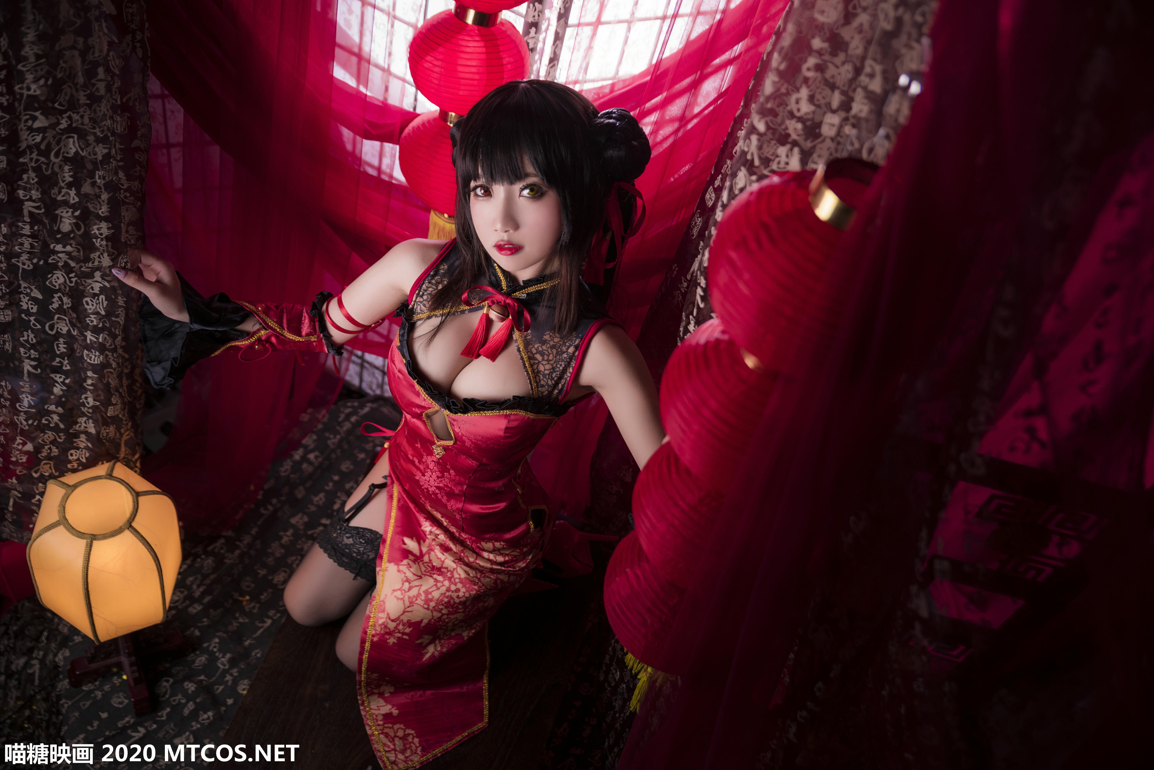 [喵糖映画] HML.006 狂三旗袍[22P／561MB]_第1集