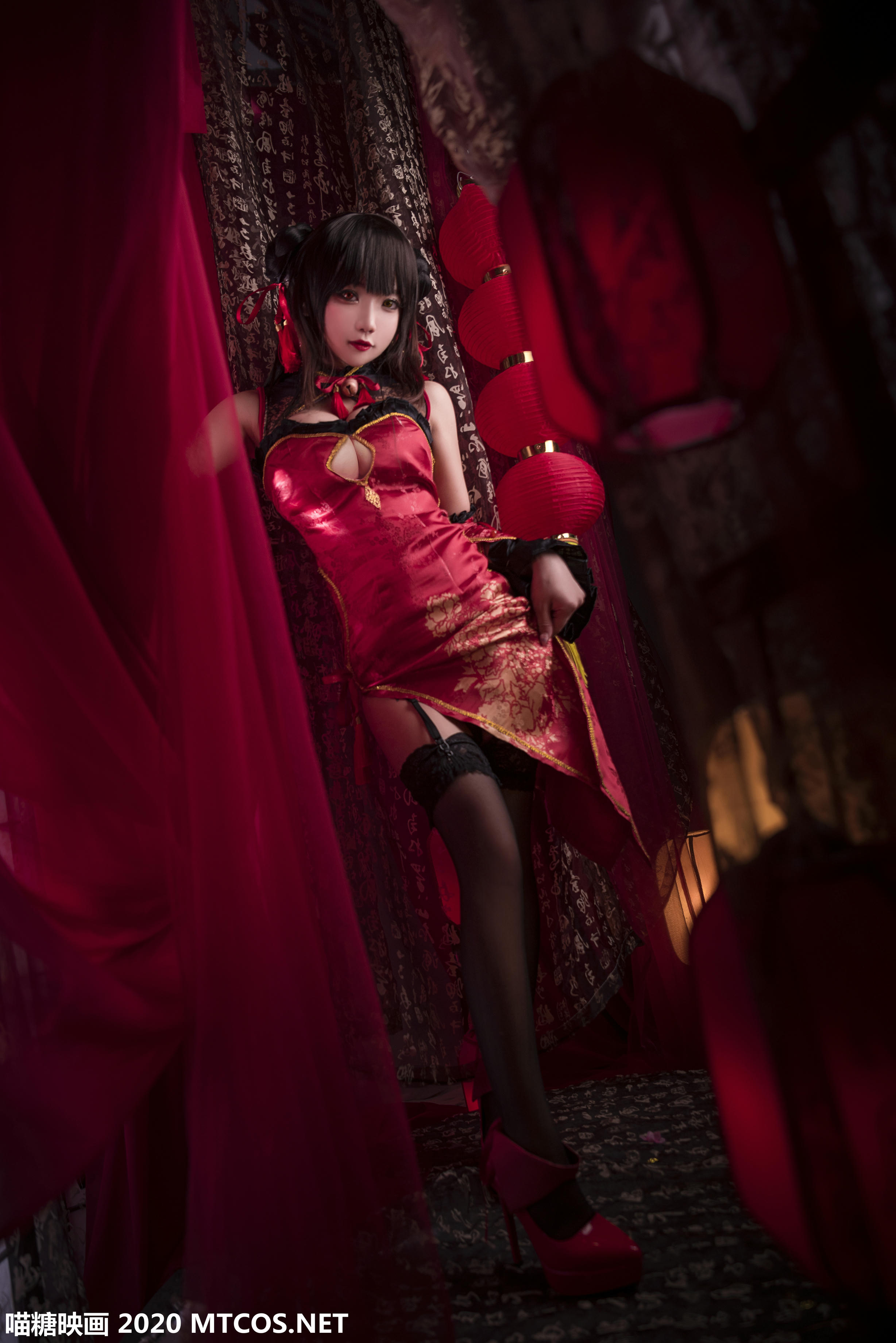 [喵糖映画] HML.006 狂三旗袍[22P／561MB]_第1集