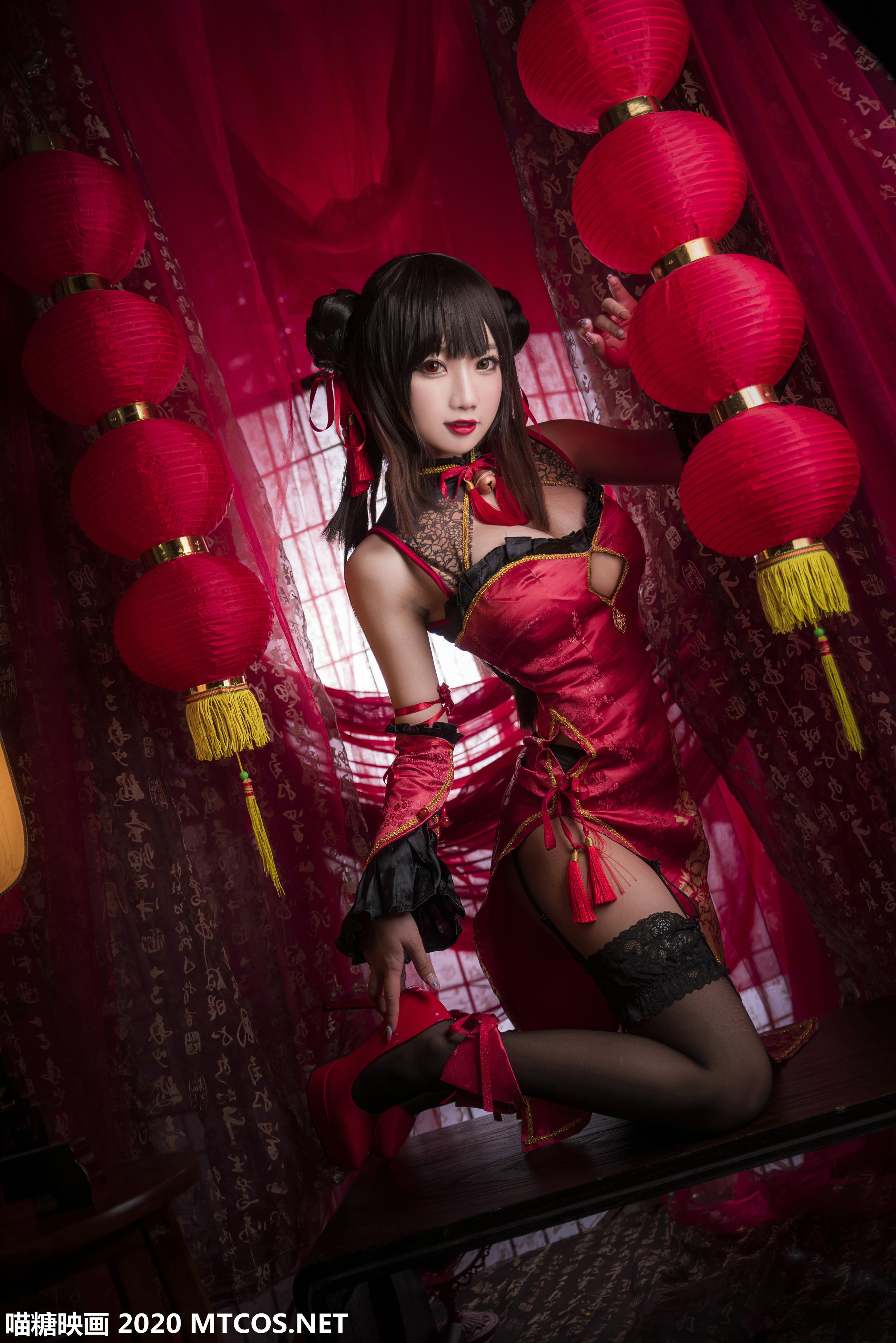 [喵糖映画] HML.006 狂三旗袍[22P／561MB]_第1集