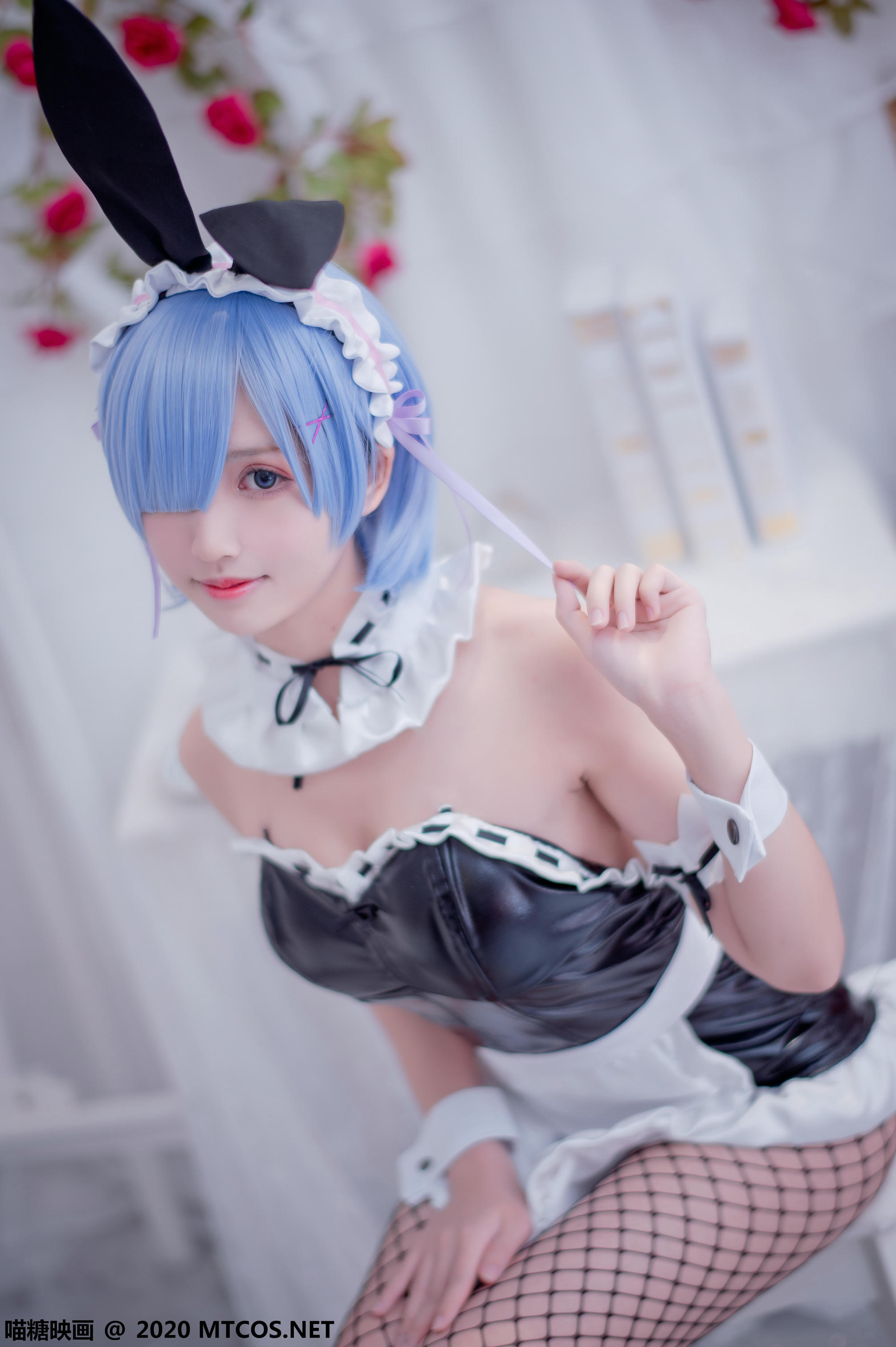 [喵糖映画] TML.014 蕾姆粉红兔女郎[23P／353M]_第1集