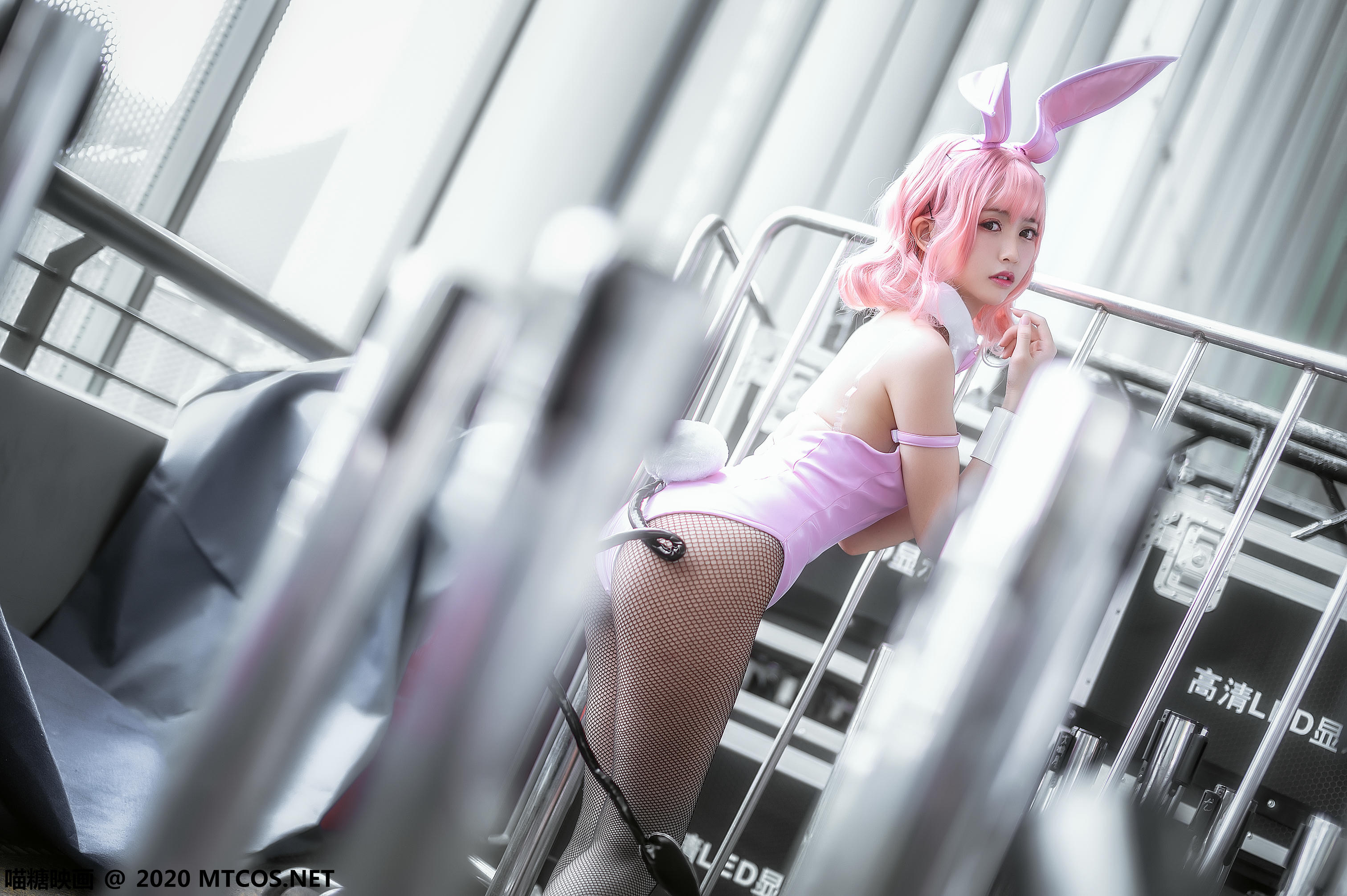 [喵糖映画] TML.014 蕾姆粉红兔女郎[23P／353M]_第1集