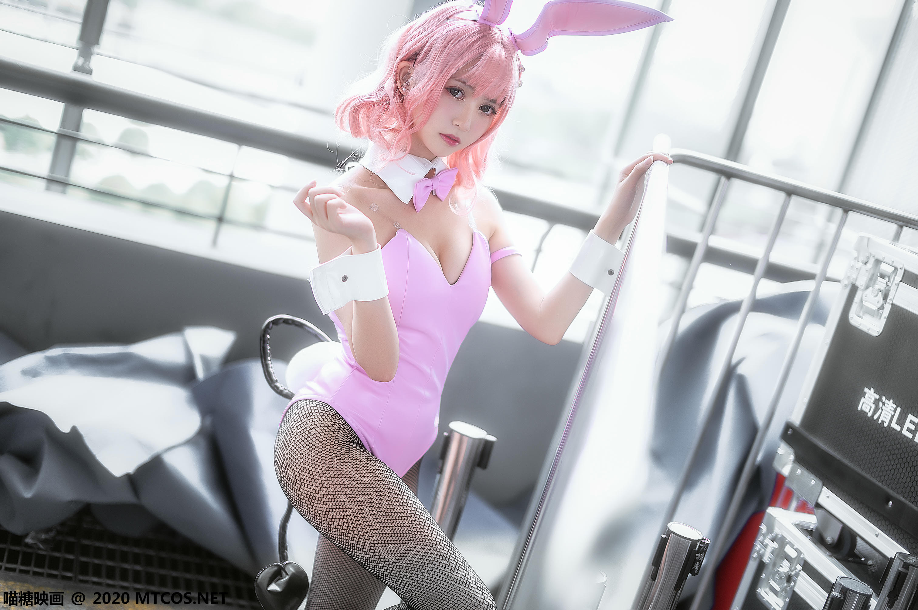 [喵糖映画] TML.014 蕾姆粉红兔女郎[23P／353M]_第1集