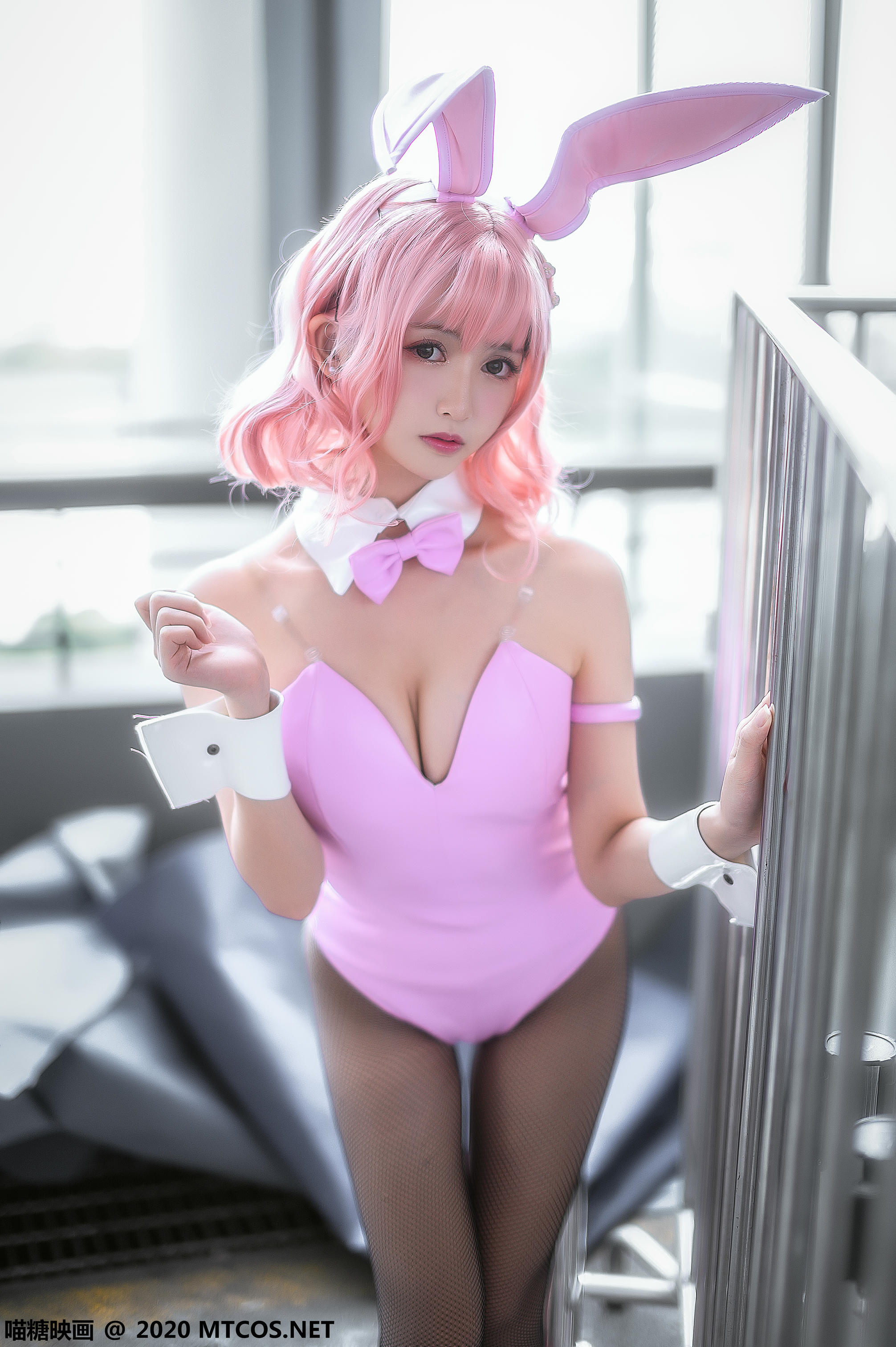 [喵糖映画] TML.014 蕾姆粉红兔女郎[23P／353M]_第1集