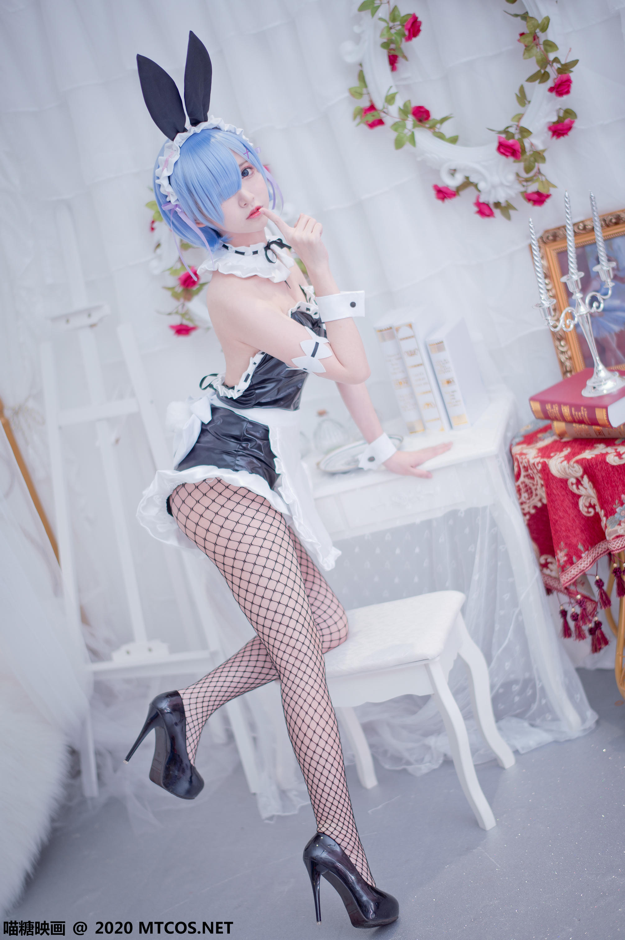 [喵糖映画] TML.014 蕾姆粉红兔女郎[23P／353M]_第1集