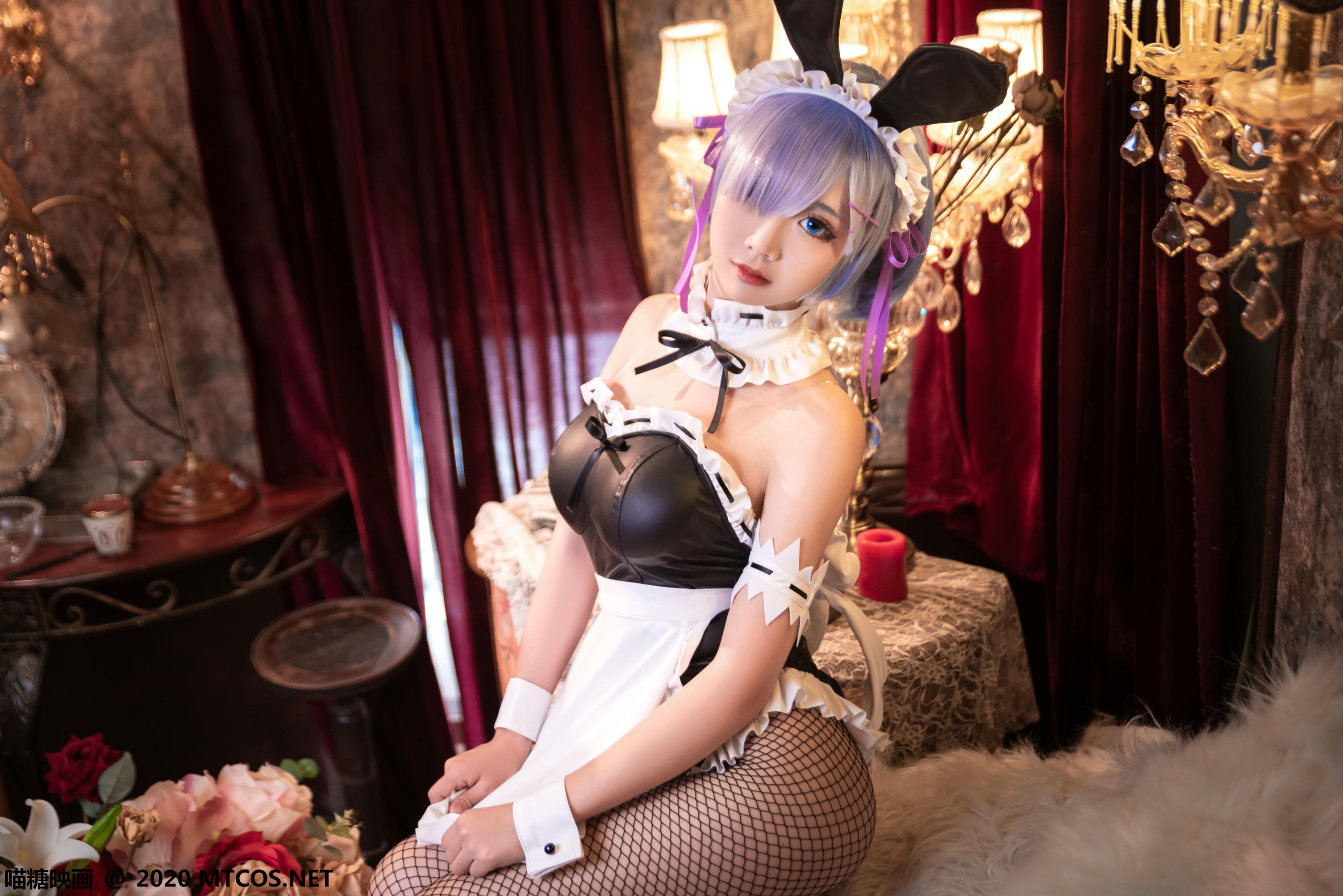 [喵糖映画] TML.019 蕾姆兔女郎[23P／368M]_第1集