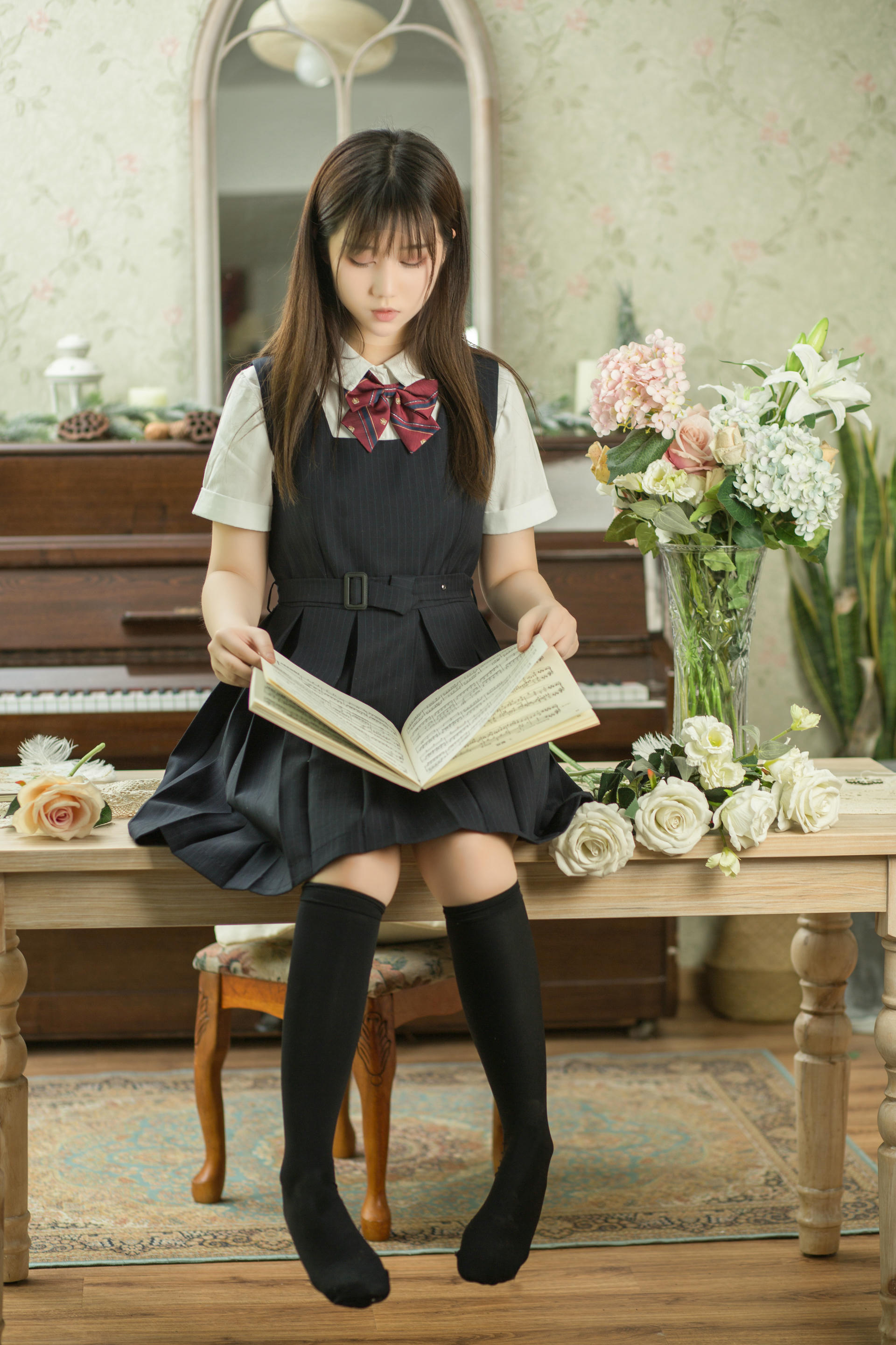 [喵糖映画] VOL.004 镜酱 JK制服[40P／578MB]_第1集