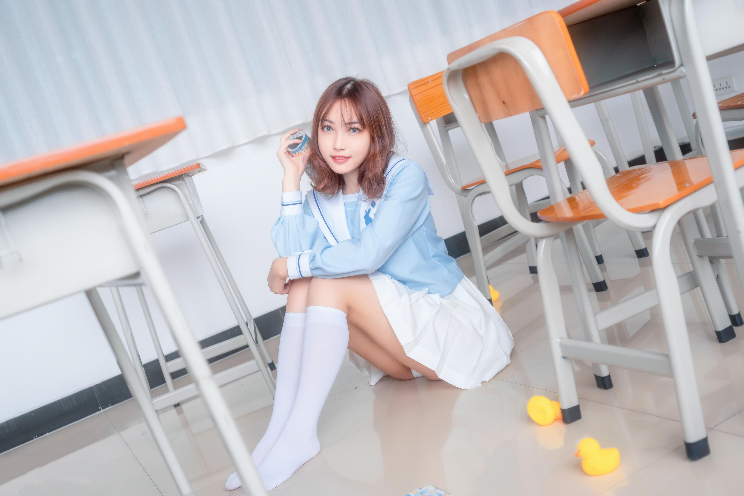 [喵糖映画] VOL.009 元气学姐[43P／611MB]_第2集