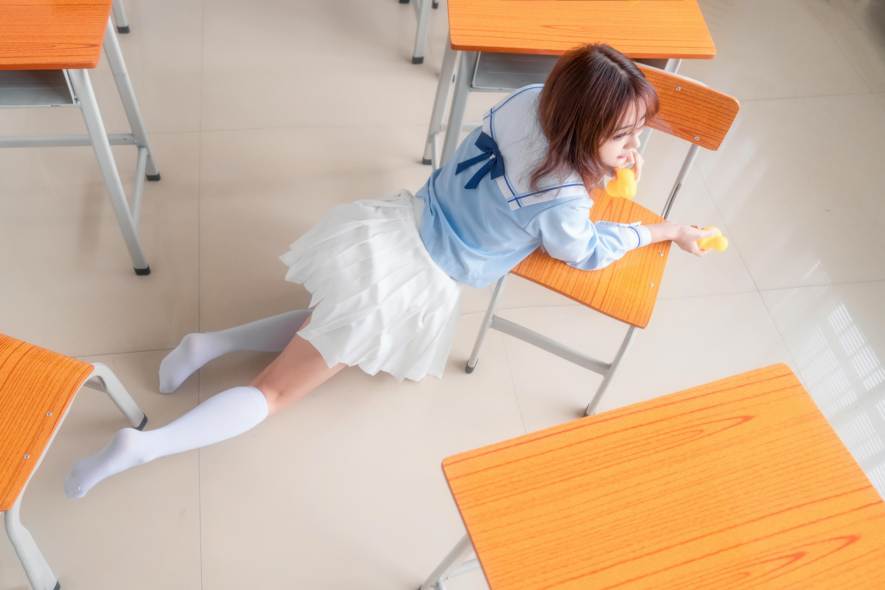 [喵糖映画] VOL.009 元气学姐[43P／611MB]_第1集