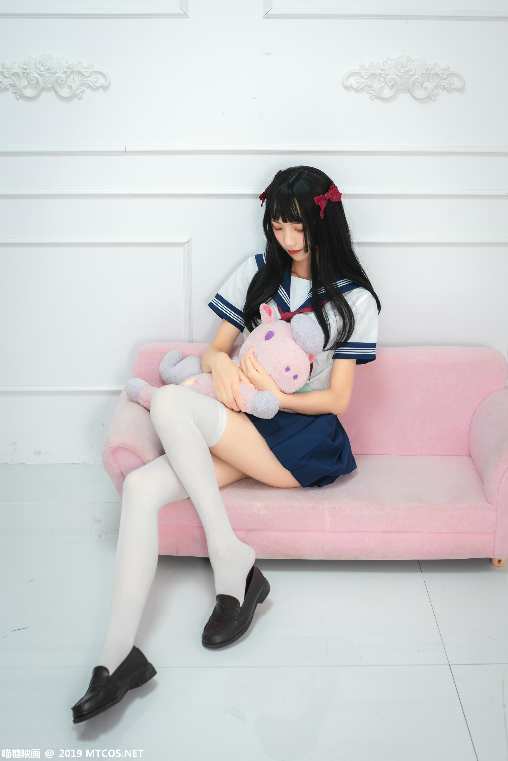 [喵糖映画] VOL.012 白丝恋歌[44P／378MB]_第1集