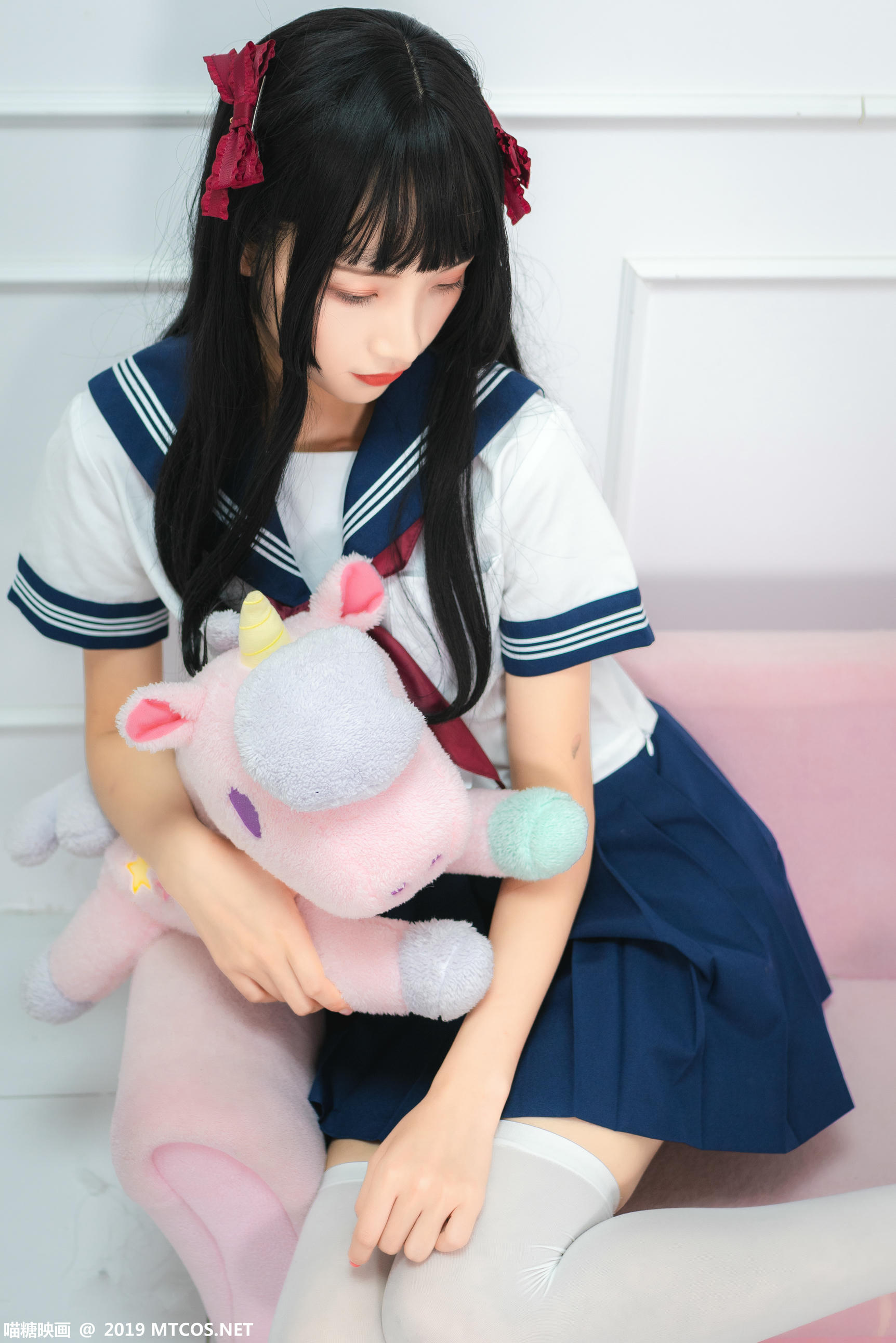 [喵糖映画] VOL.012 白丝恋歌[44P／378MB]_第2集