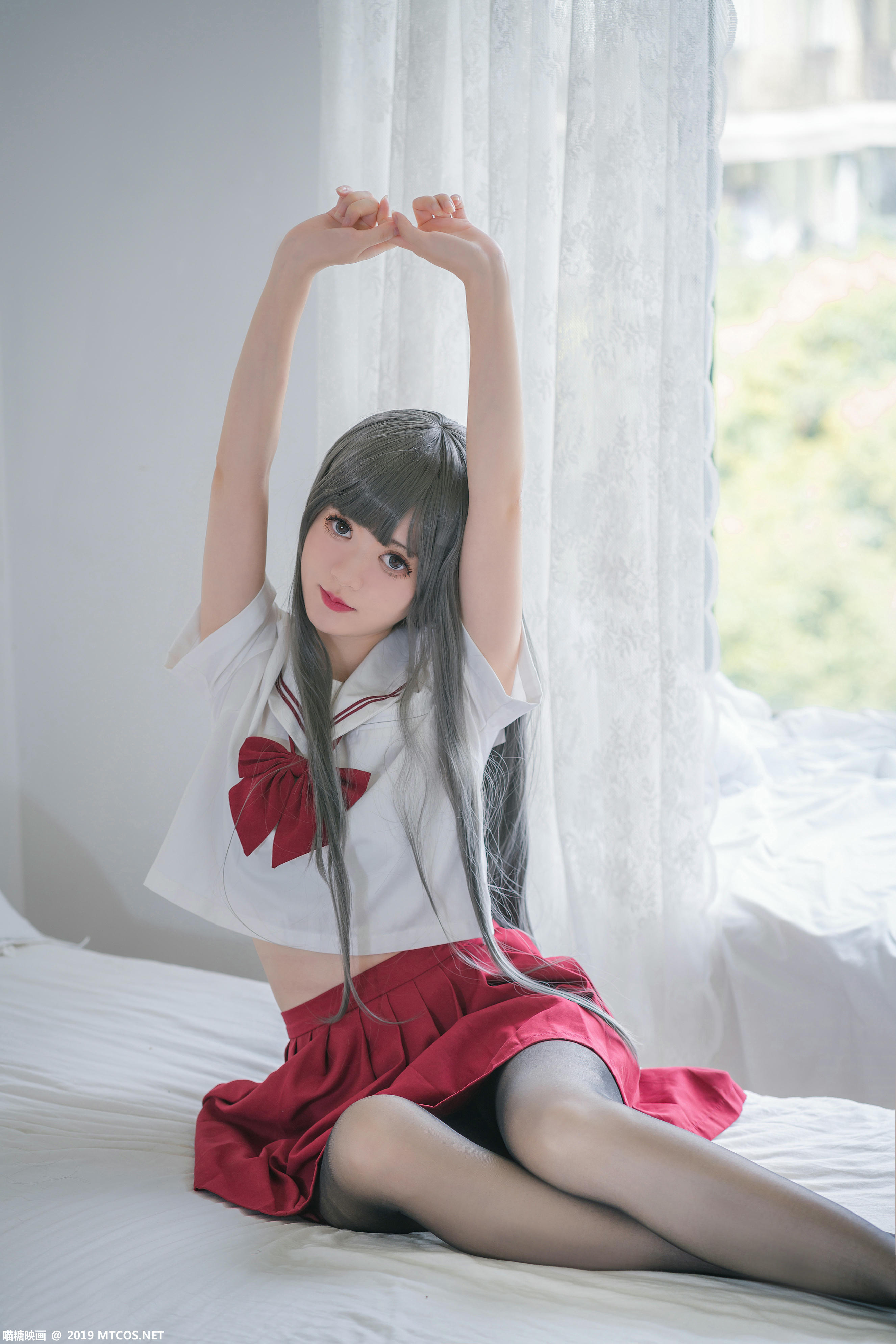 [喵糖映画] VOL.017 甜美学姐[40P／900MB]_第1集