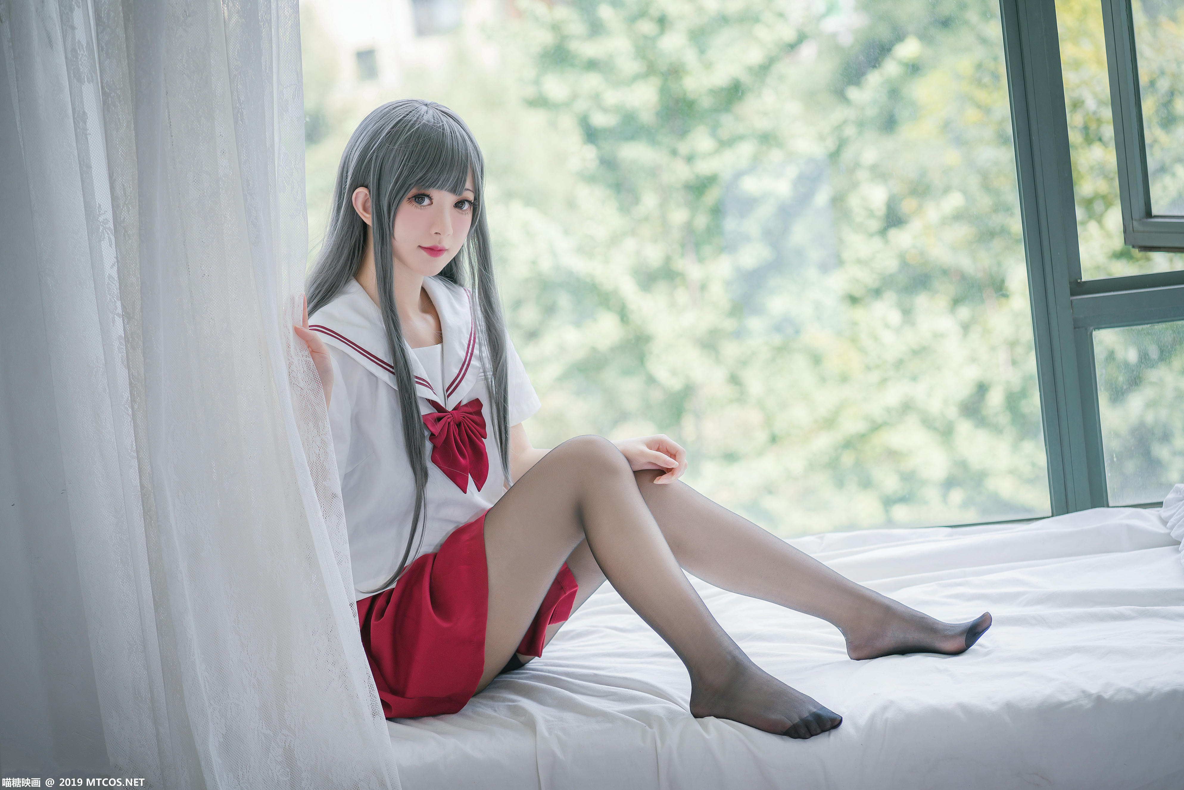 [喵糖映画] VOL.017 甜美学姐[40P／900MB]_第1集