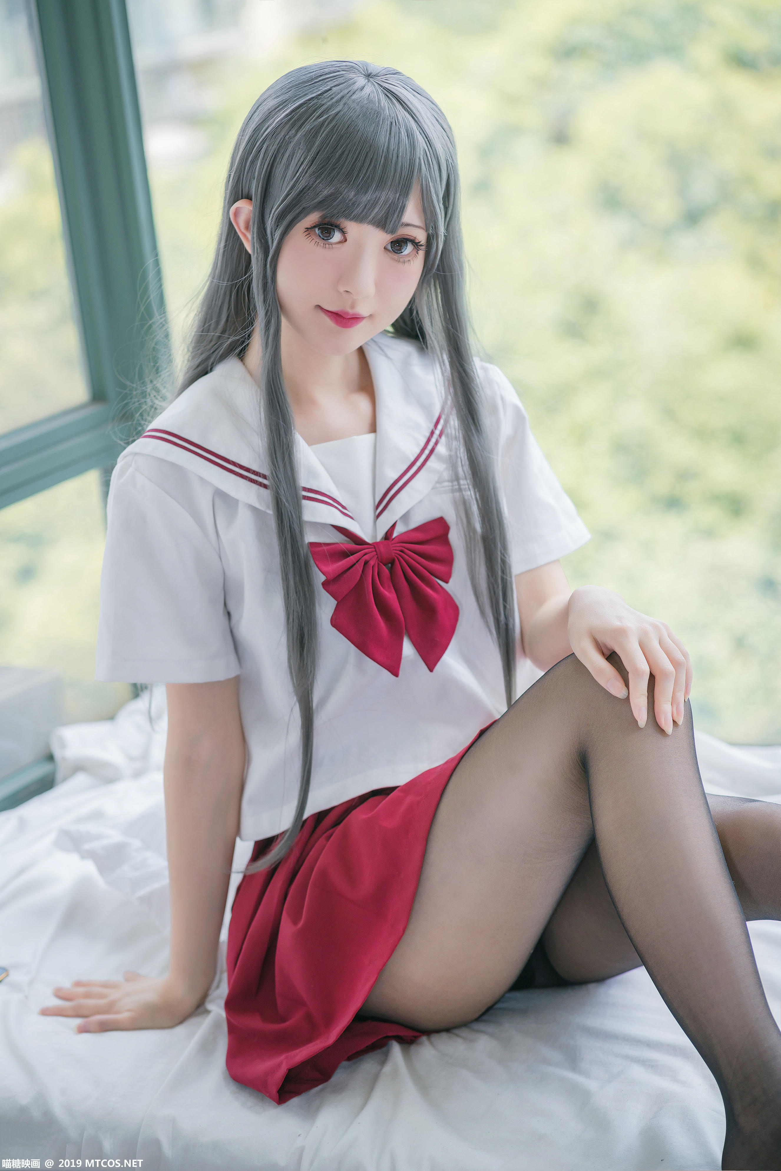 [喵糖映画] VOL.017 甜美学姐[40P／900MB]_第2集